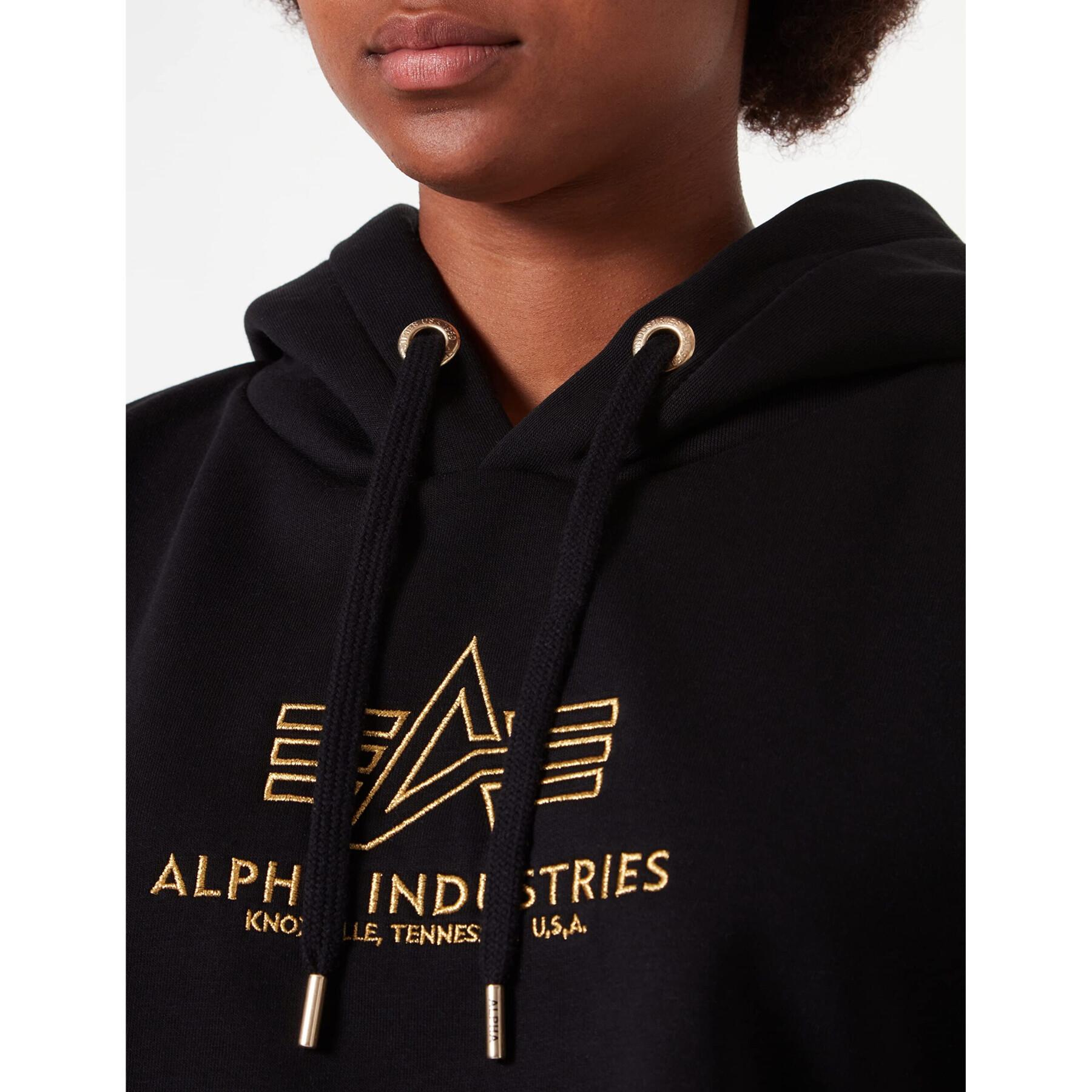 Sweat à capuche femme Alpha Industries basic cos embroidery