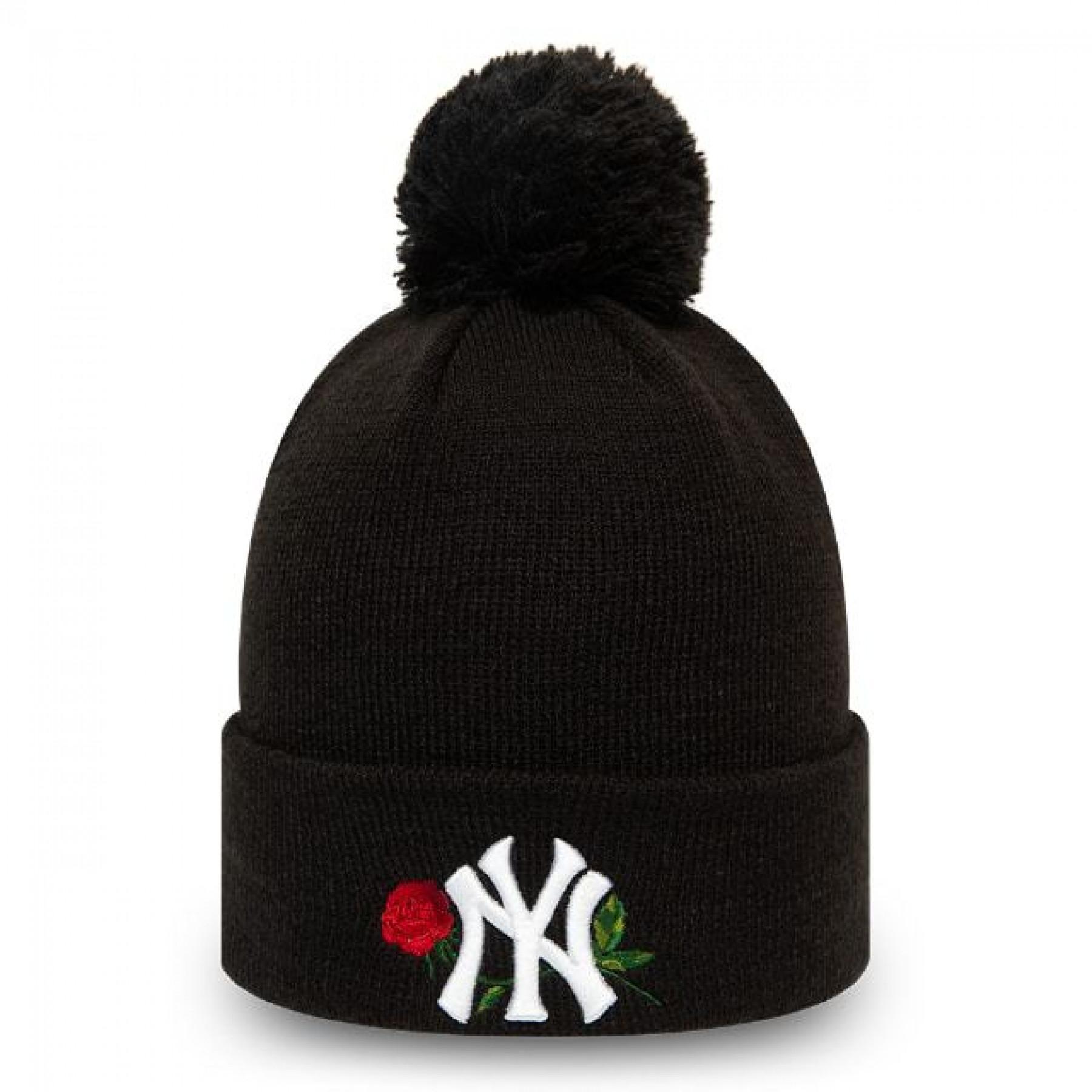 Bonnet tricoté femme New Era MLB Twine New York Yankees