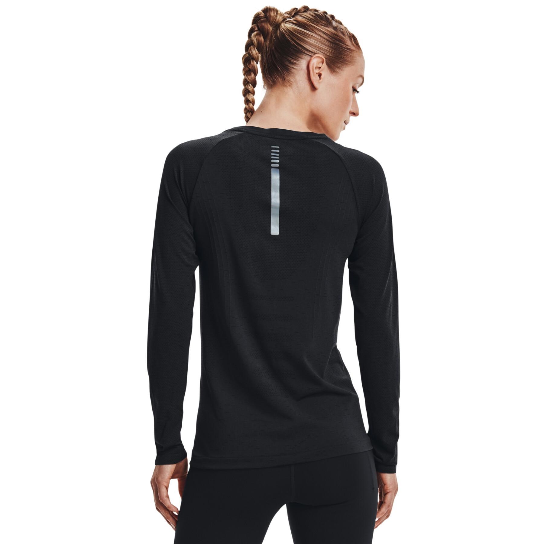 Maillot manches longues femme Under Armour Seamless Run