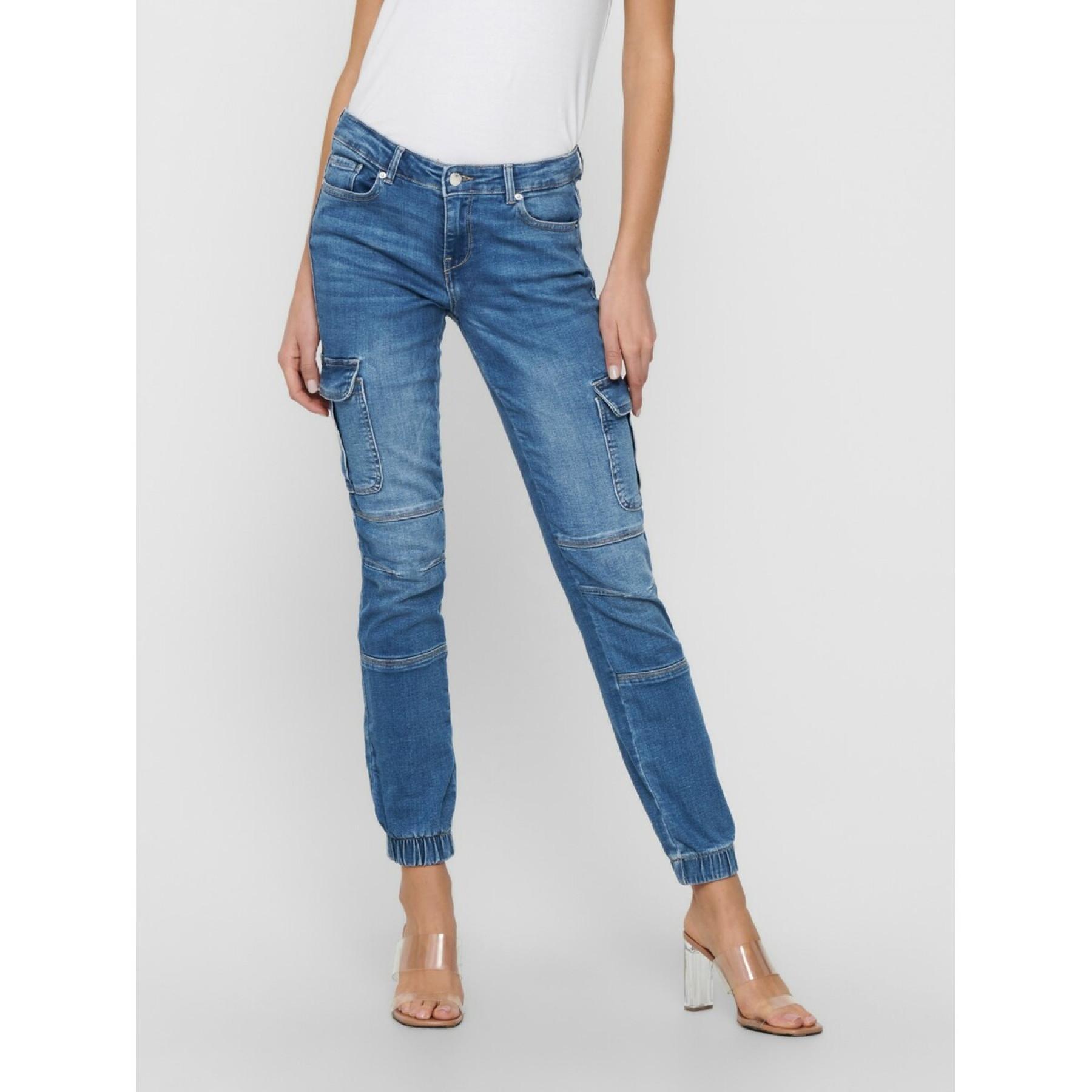 Jeans cargo femme Only Missouri life