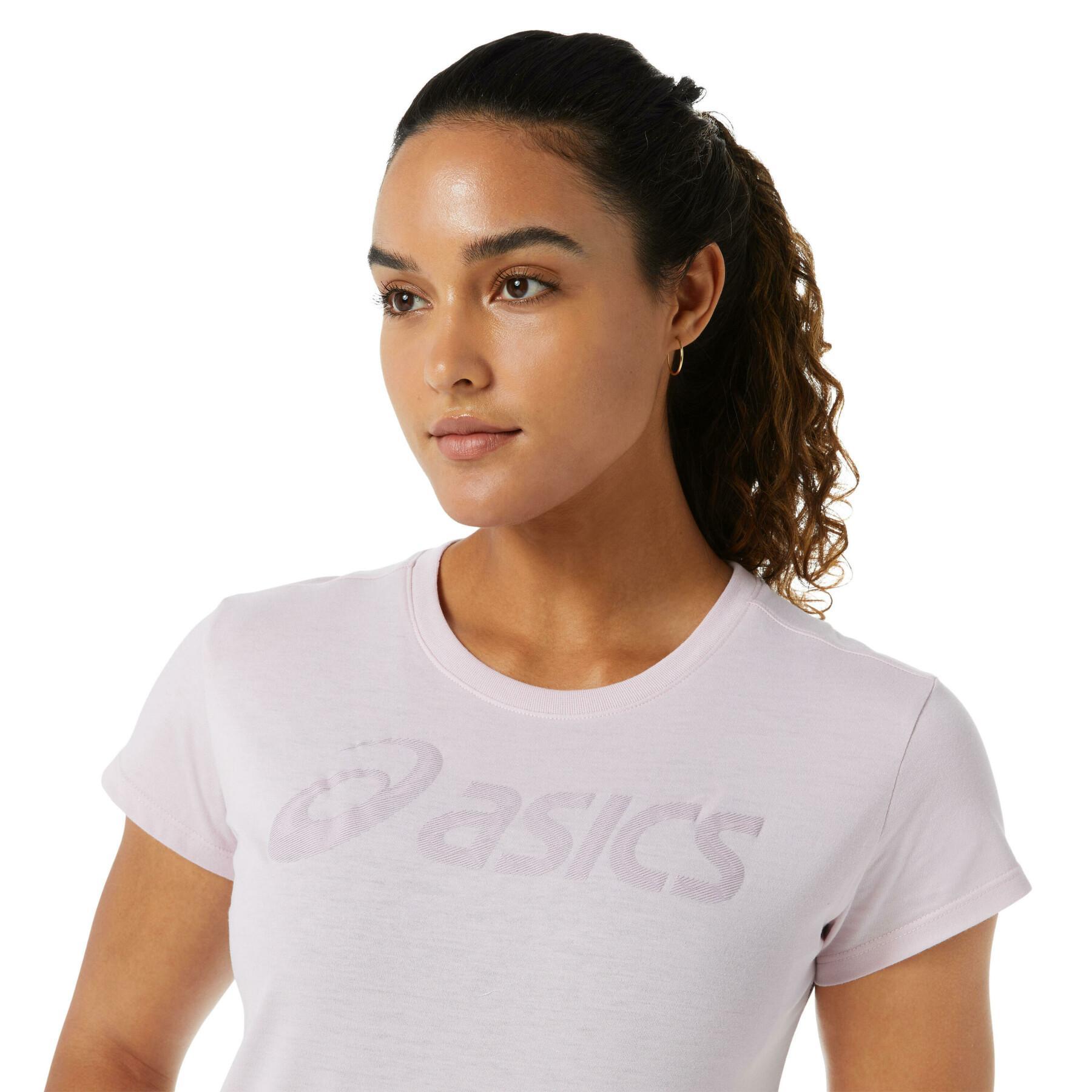 T-shirt femme Asics Big Logo Iii