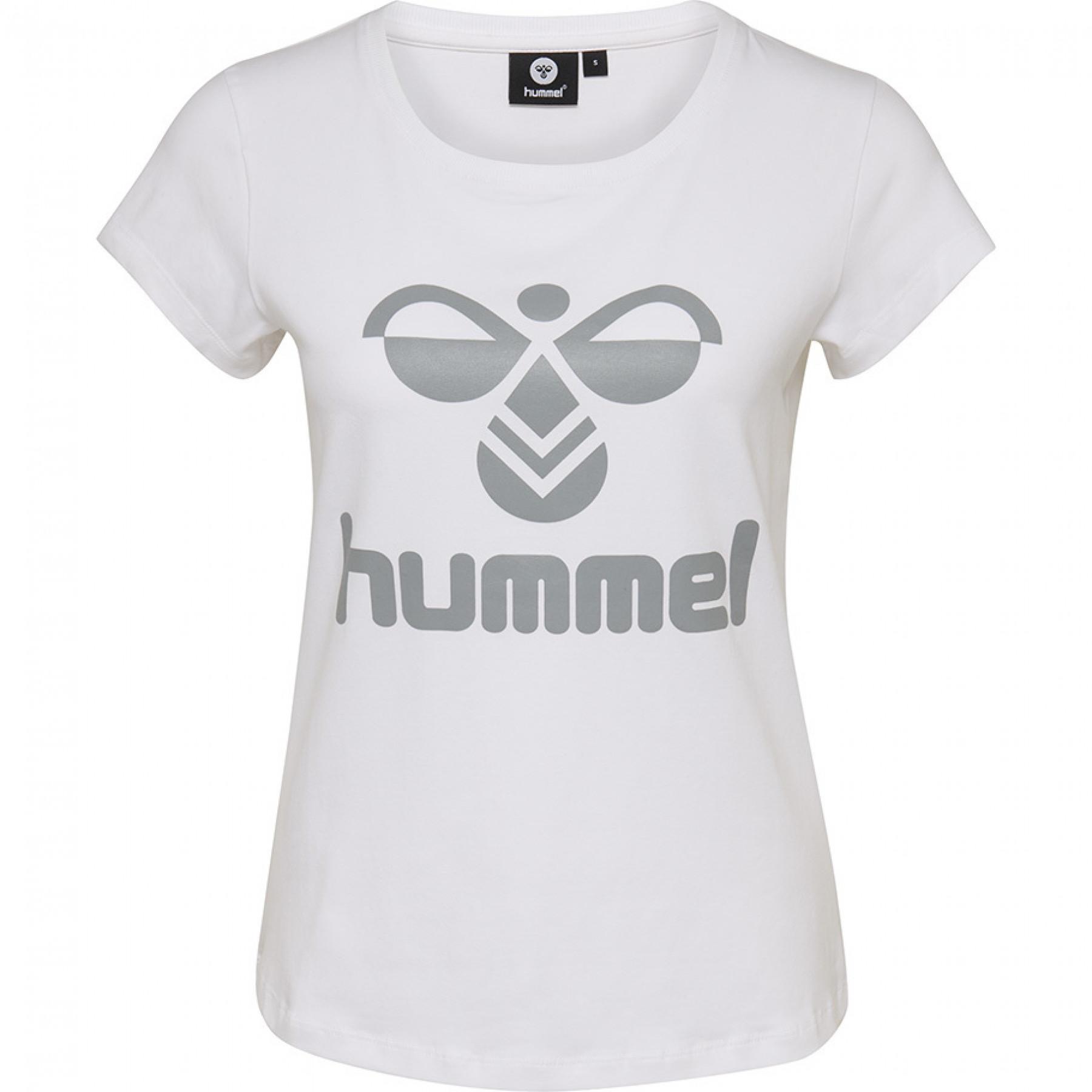 T-shirt femme Hummel jane white grey