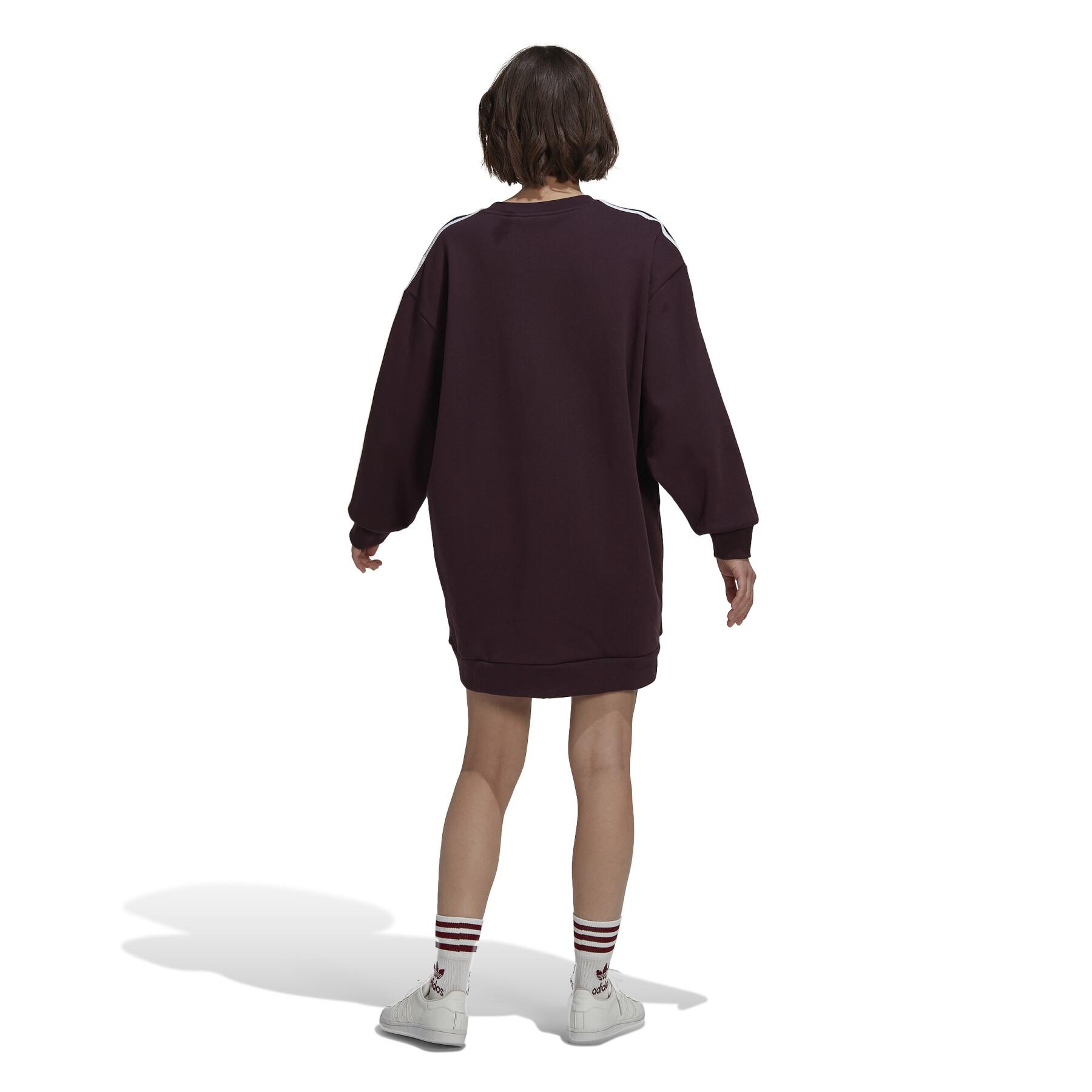 Robe sweatshirt manches longues femme adidas Originals Adicolor Classics