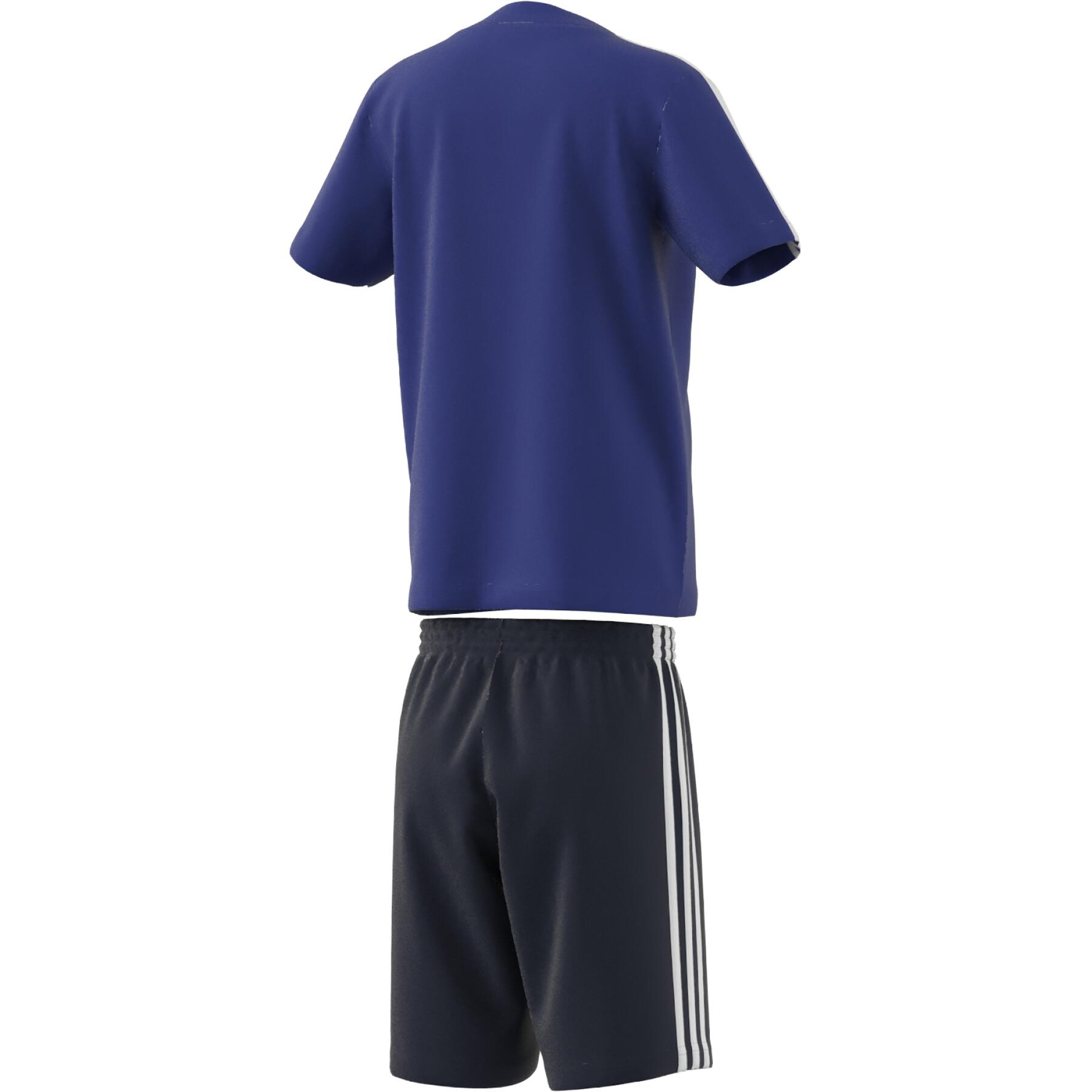 Ensemble t-shirt avec short enfant adidas 3-Stripes Essentials