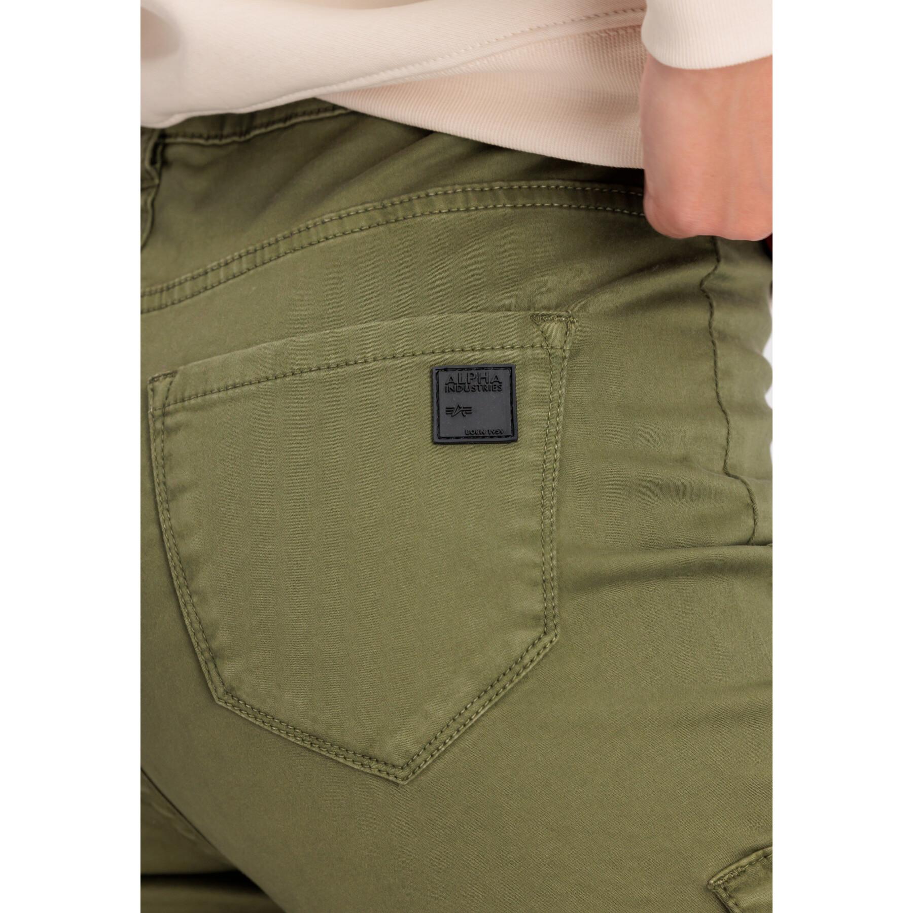 Pantalon cargo zippé femme Alpha Industries