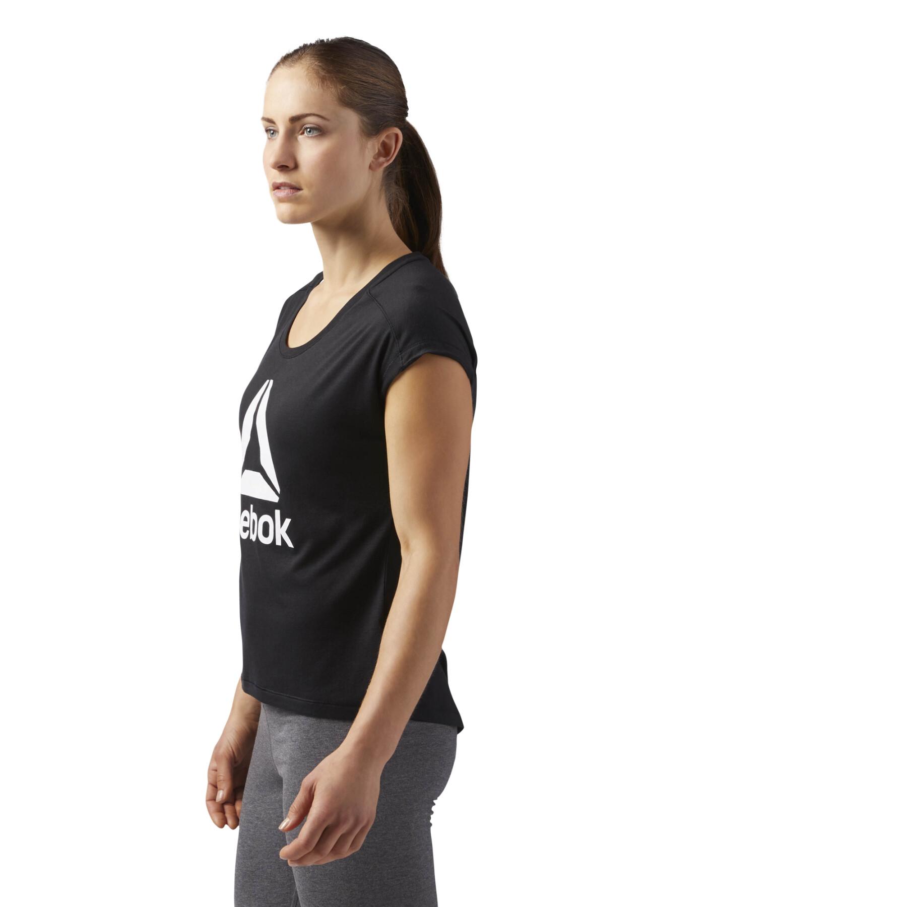 T-shirt femme Reebok Workout Ready Supremium 2.0 Logo