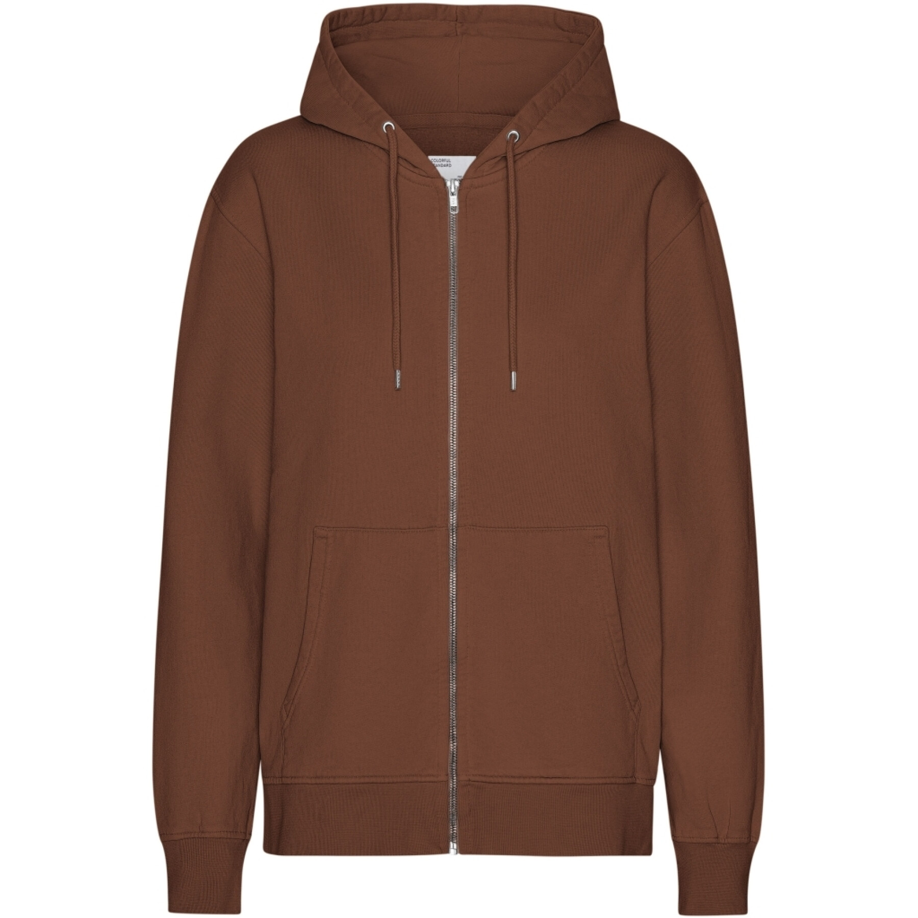Sweatshirt à capuche zippé Colorful Standard Classic Organic Cinnamon Brown