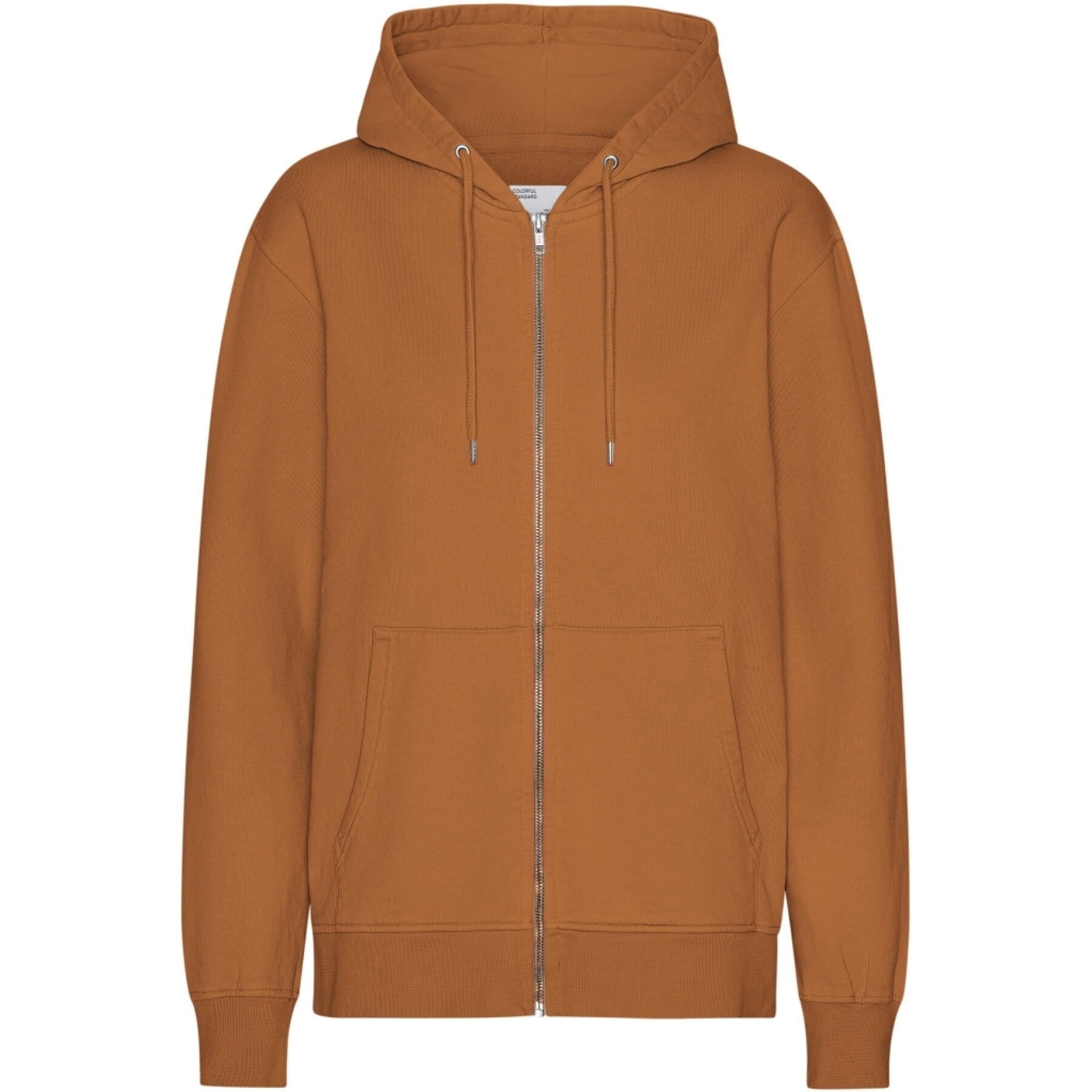 Sweatshirt à capuche zippé Colorful Standard Classic Organic Ginger Brown