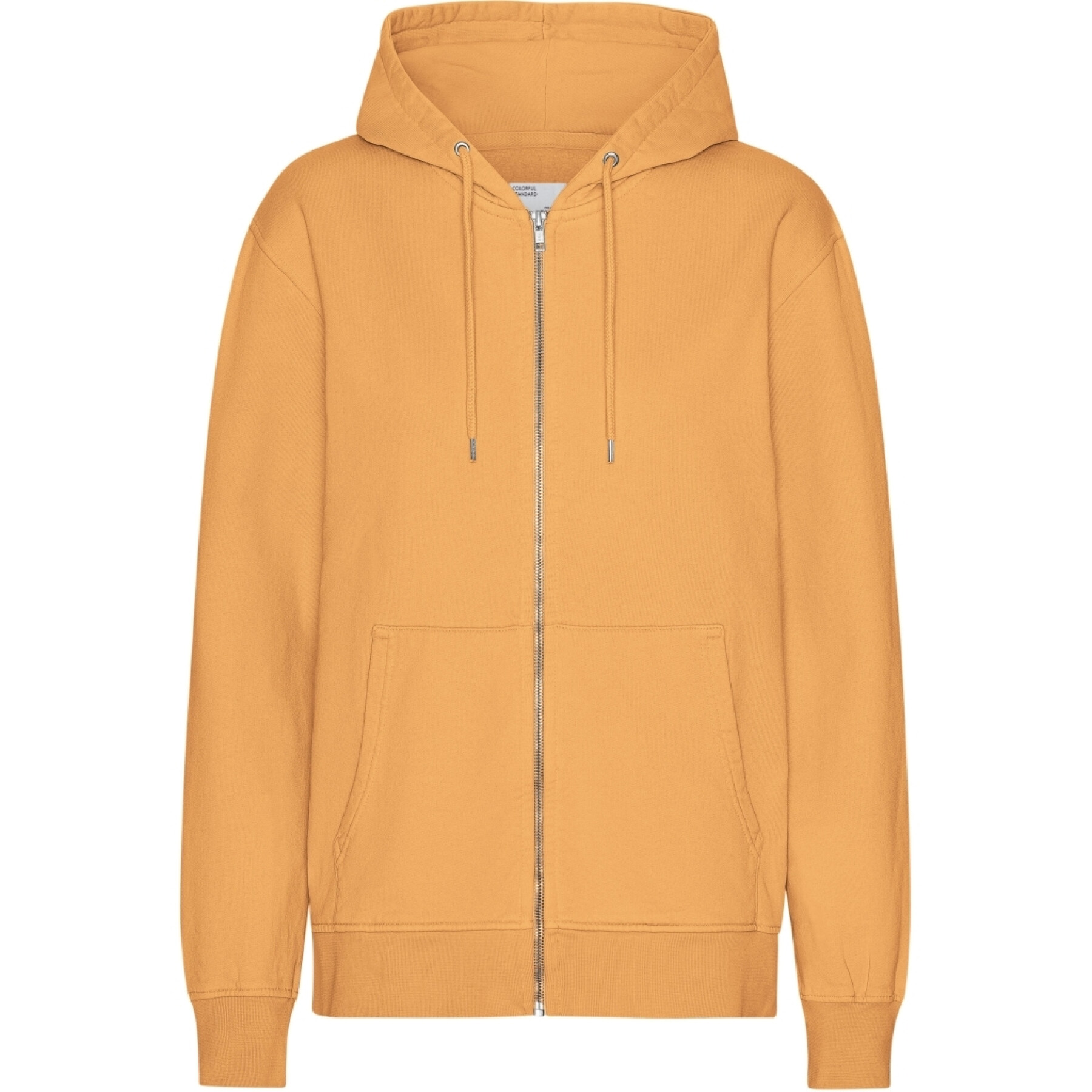 Sweatshirt à capuche zippé Colorful Standard Classic Organic Sandstone Orange