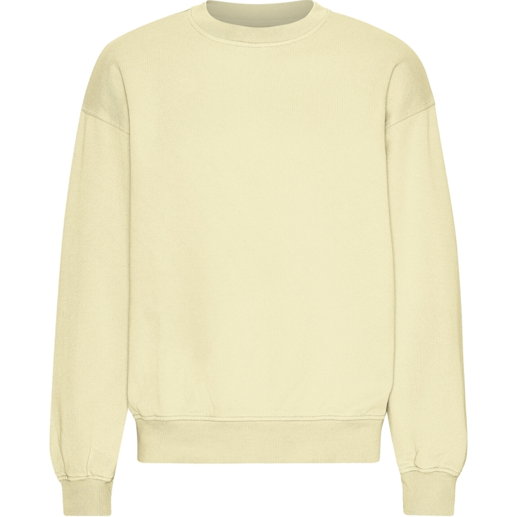 Sweatshirt col rond oversize Colorful Standard Organic Soft Yellow