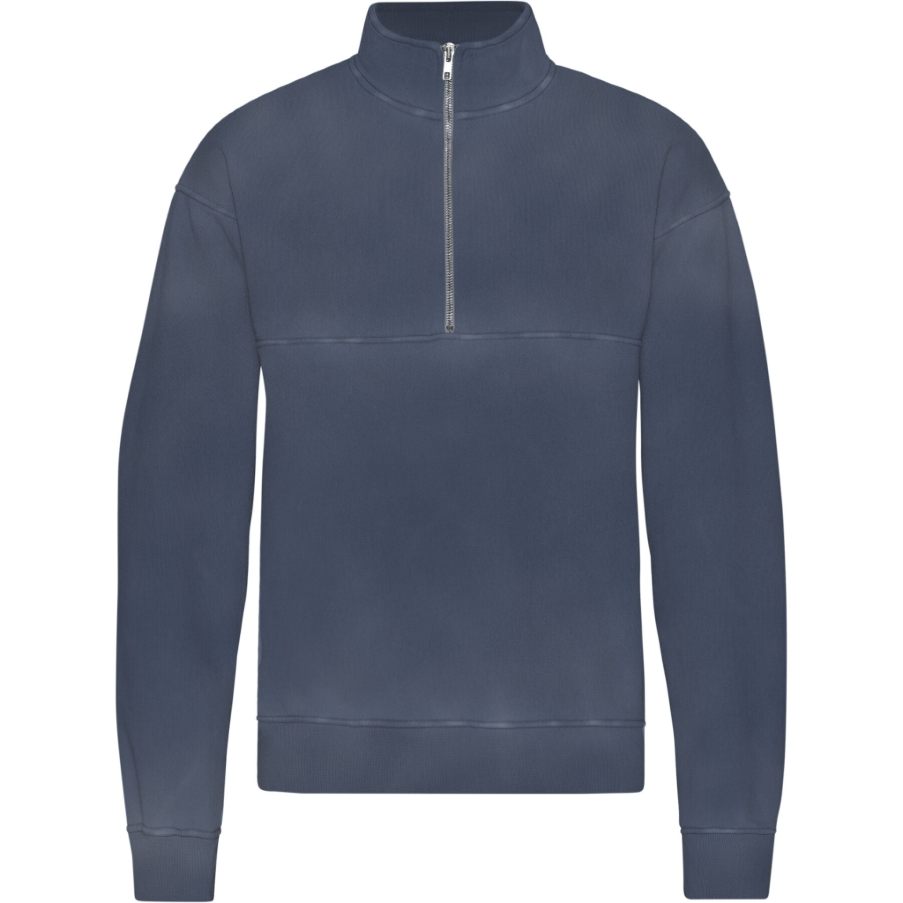 Sweatshirt 1/4 zip Colorful Standard Organic Neptune Blue