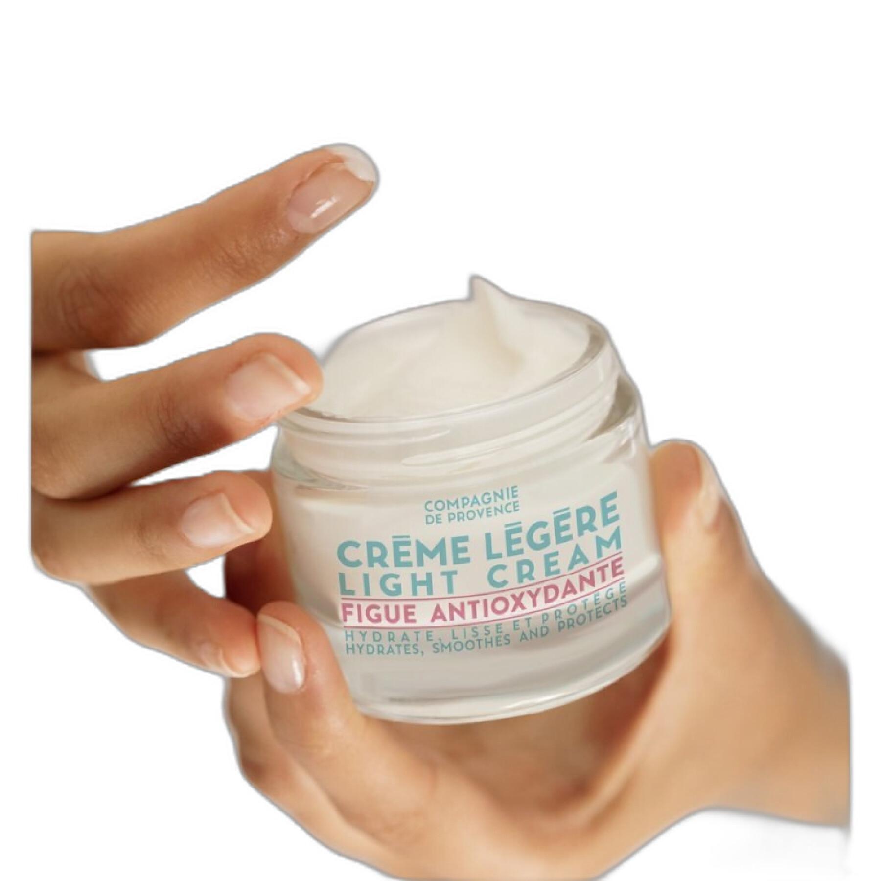 Crème visage légère figue anti oxydante Compagnie de Provence 50 ml
