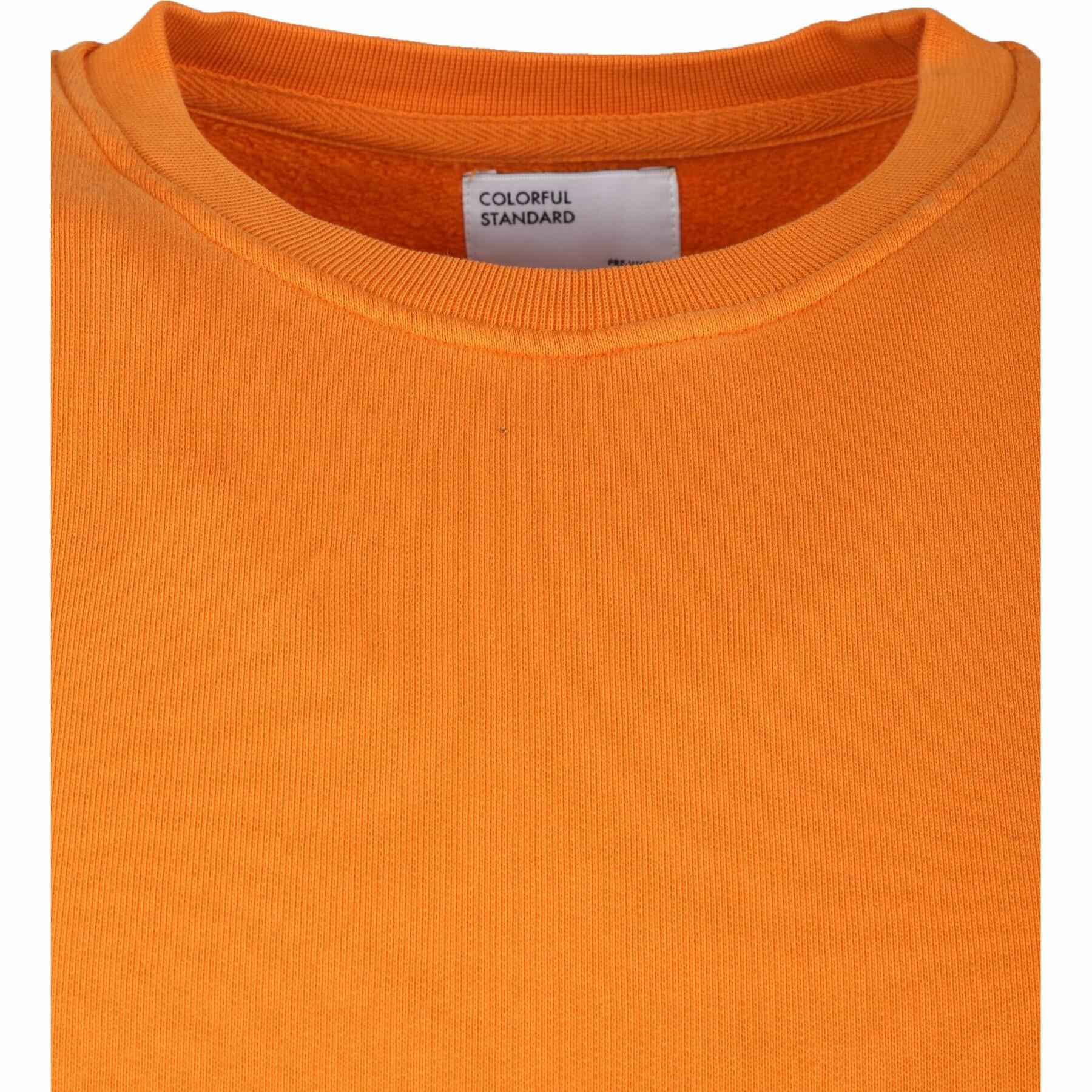 Sweatshirt col rond Colorful Standard Classic Organic burned orange