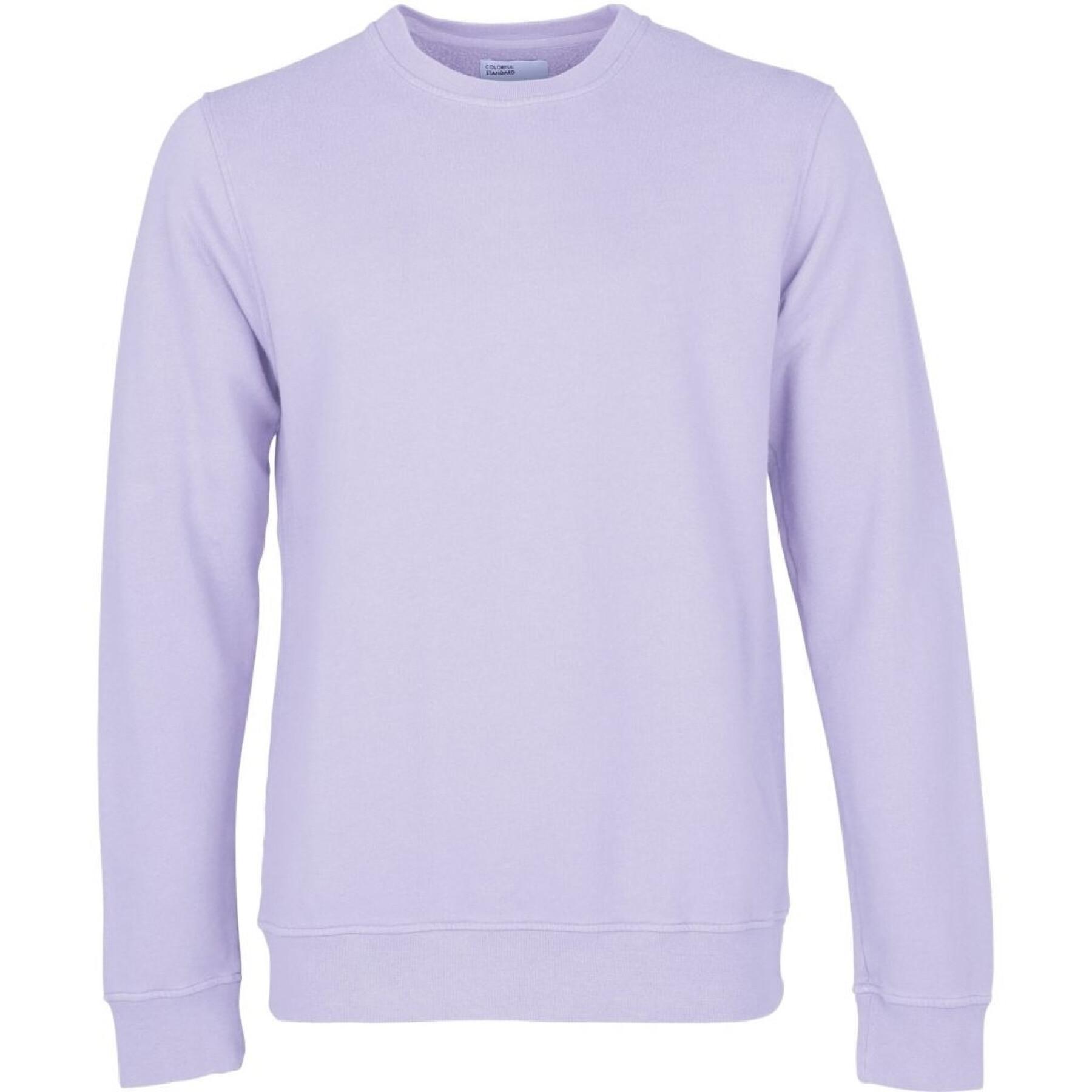 Sweatshirt col rond Colorful Standard Classic Organic soft lavender
