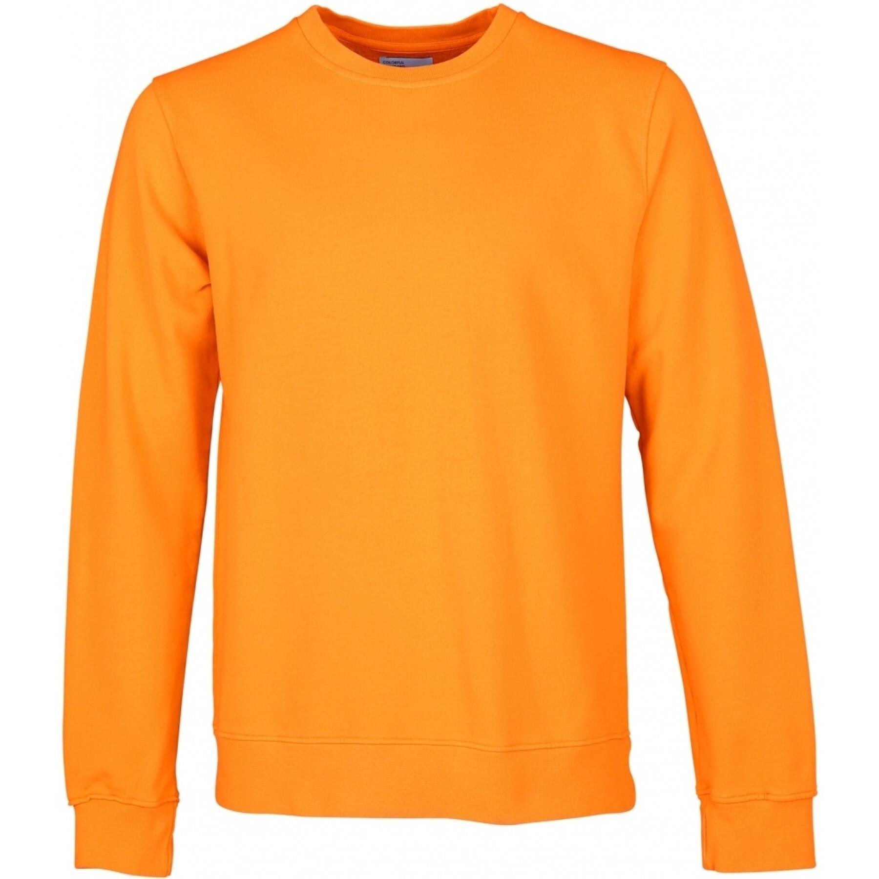 Sweatshirt col rond Colorful Standard Classic Organic sunny orange