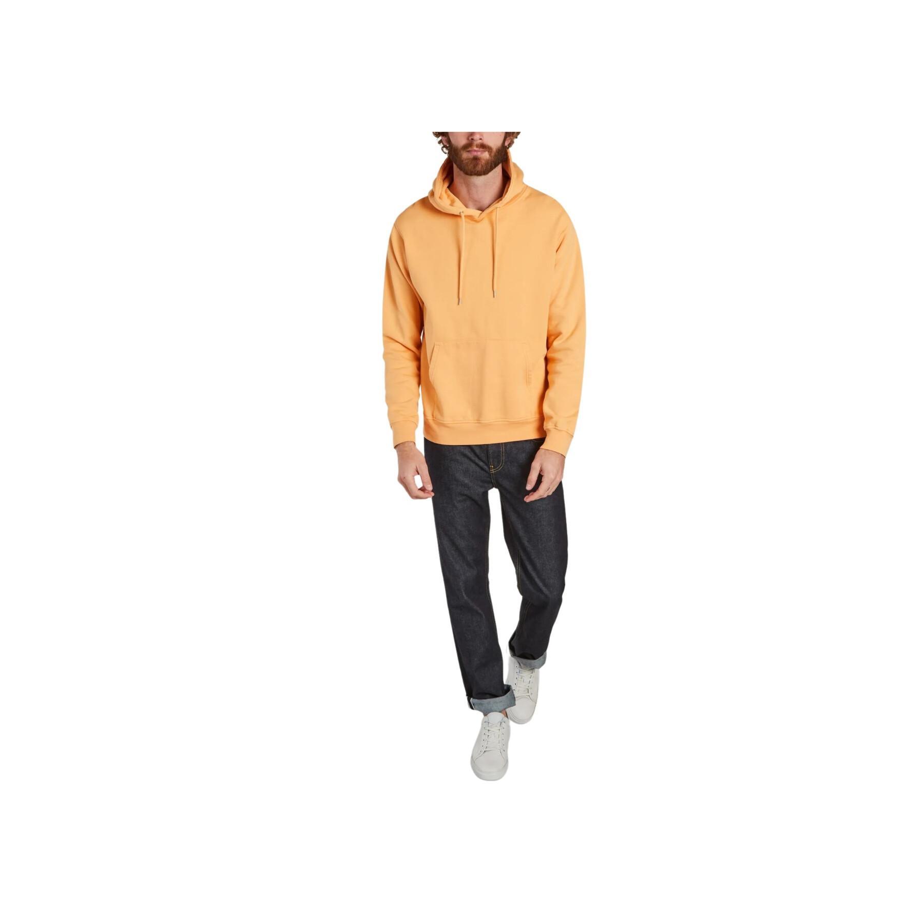 Sweatshirt à capuche Colorful Standard Classic Organic sandstone orange
