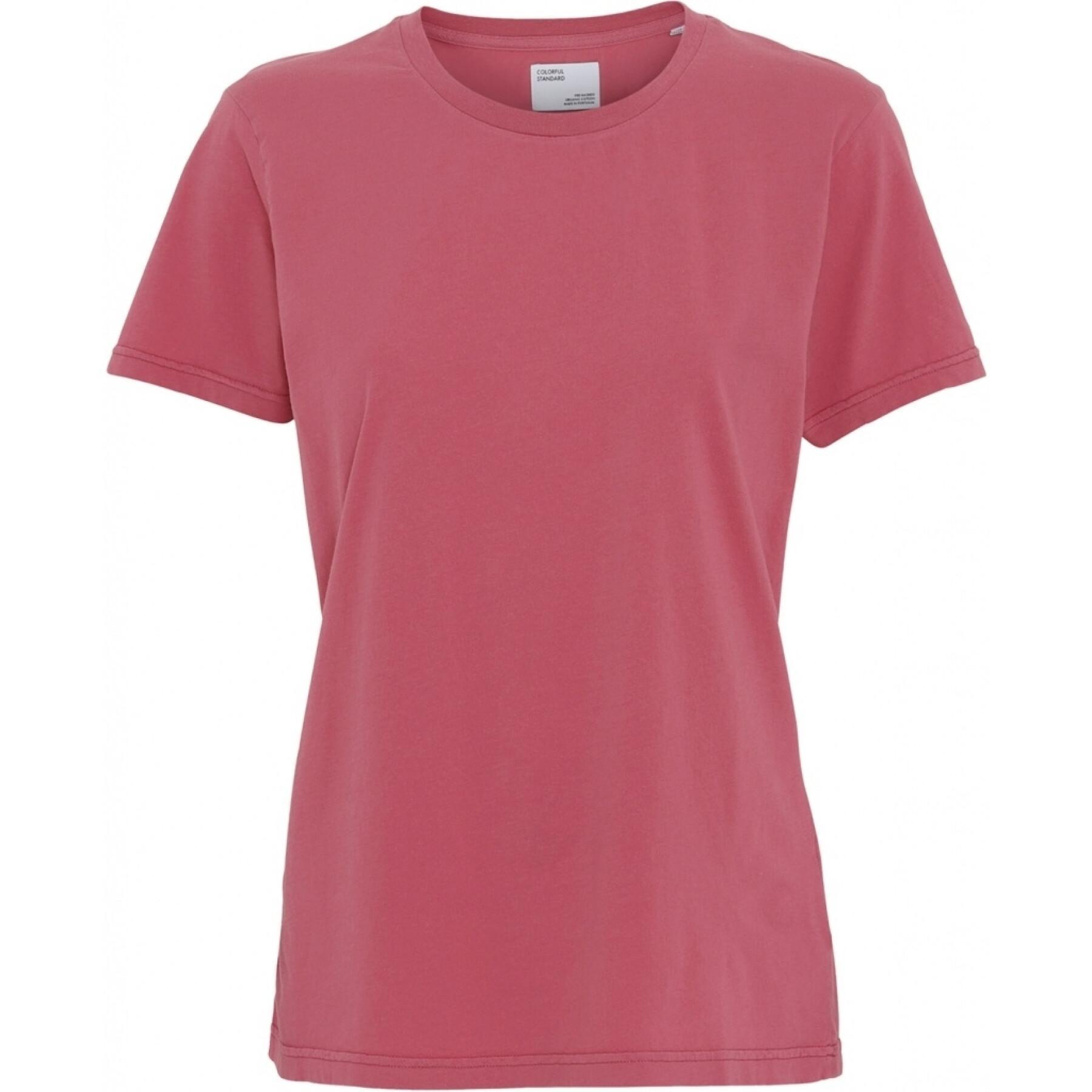T-shirt femme Colorful Standard Light Organic raspberry pink