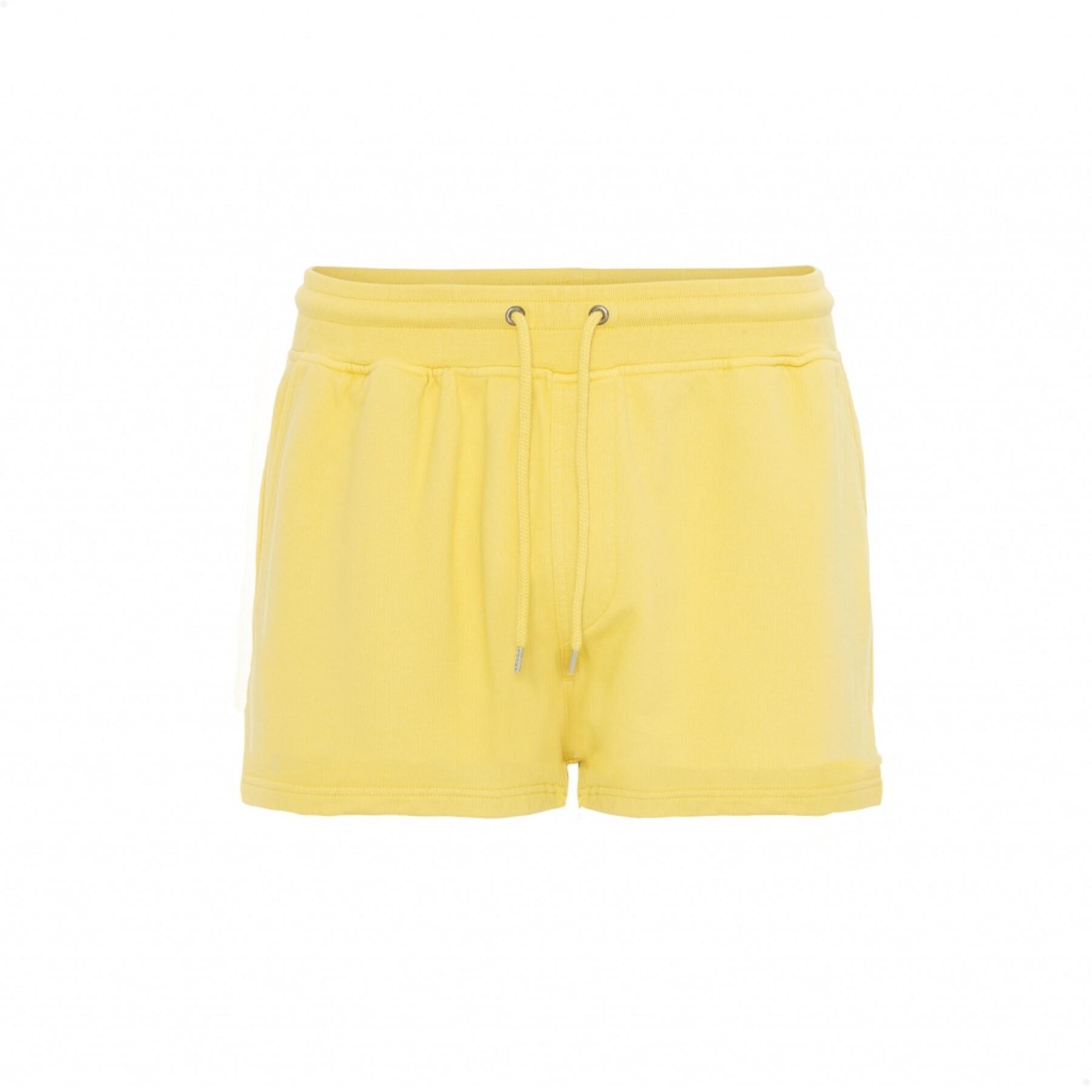 Short femme Colorful Standard Organic lemon yellow