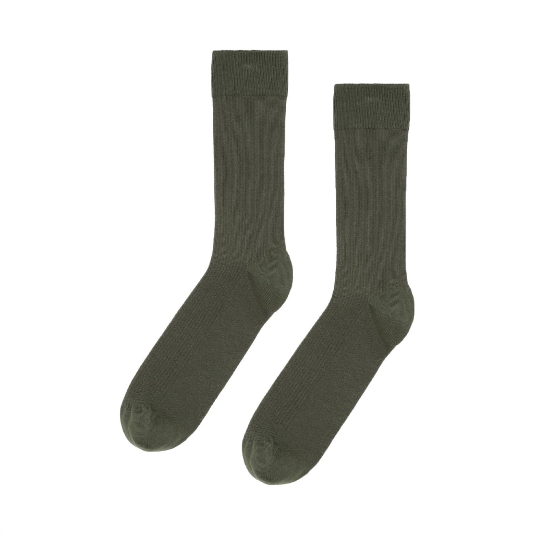 Chaussettes Colorful Standard Classic Organic dusty olive