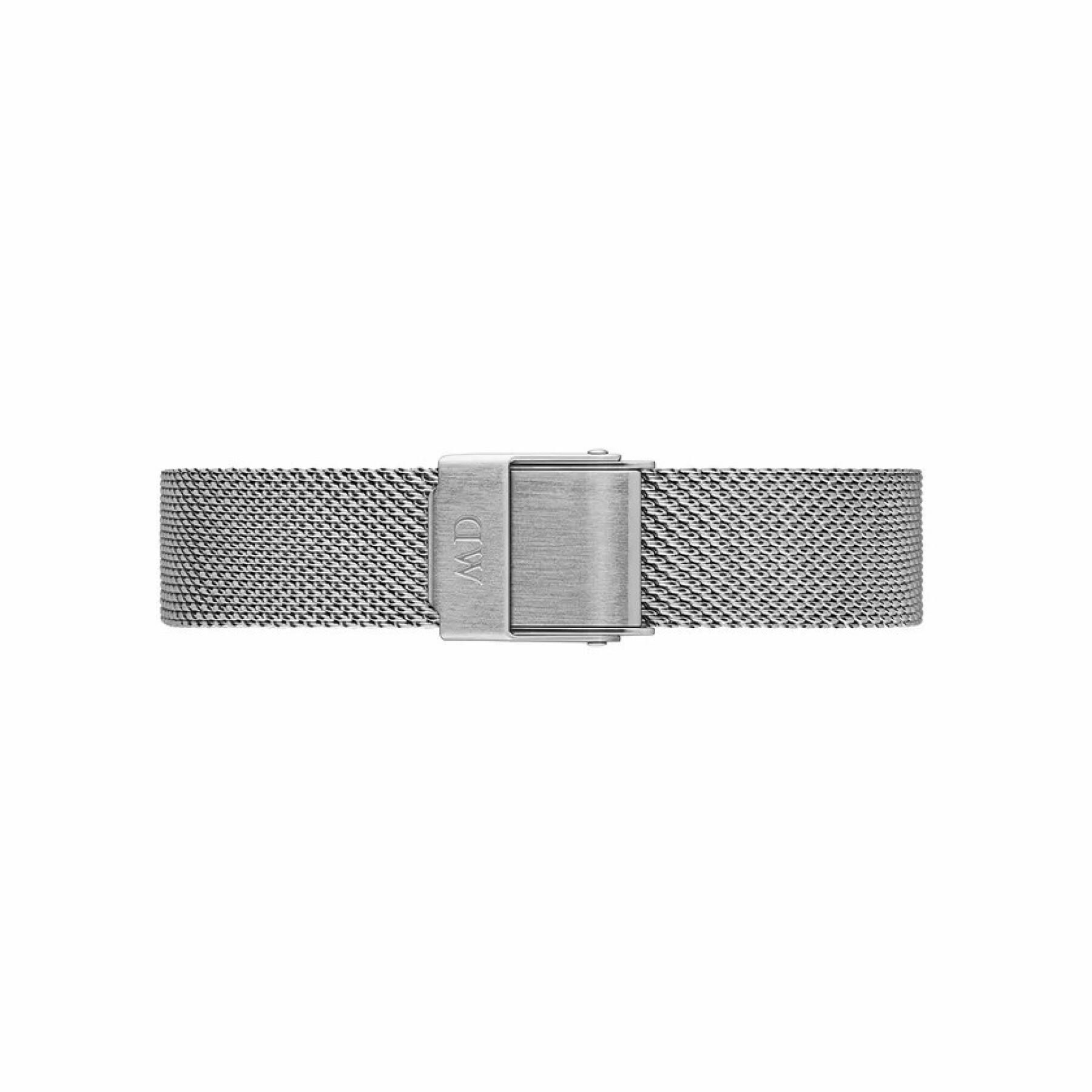 Bracelet de montre compatible 28 mm femme Daniel Wellington Sterling Mesh