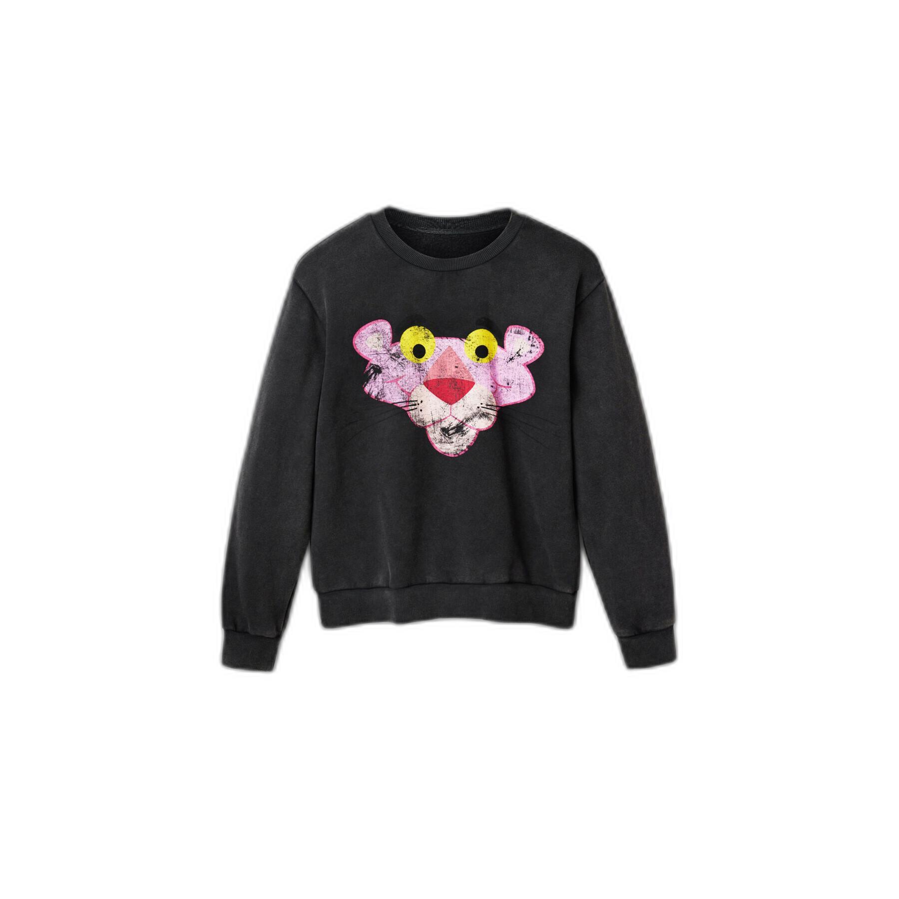 Sweatshirt femme Desigual Pink Panther