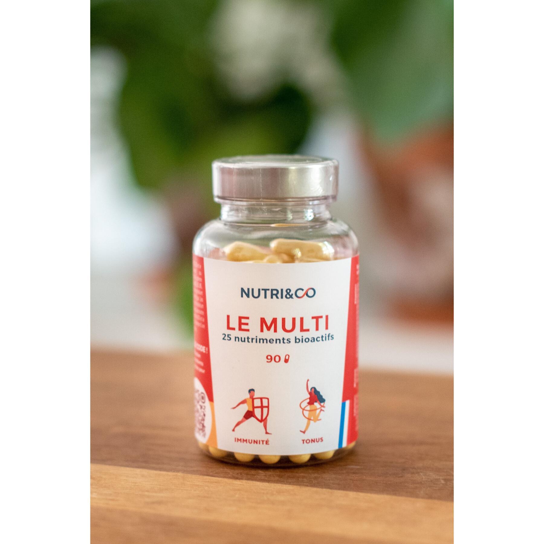 Complément Alimentaire Multivitamines - 90 gélules – Nutri&Co