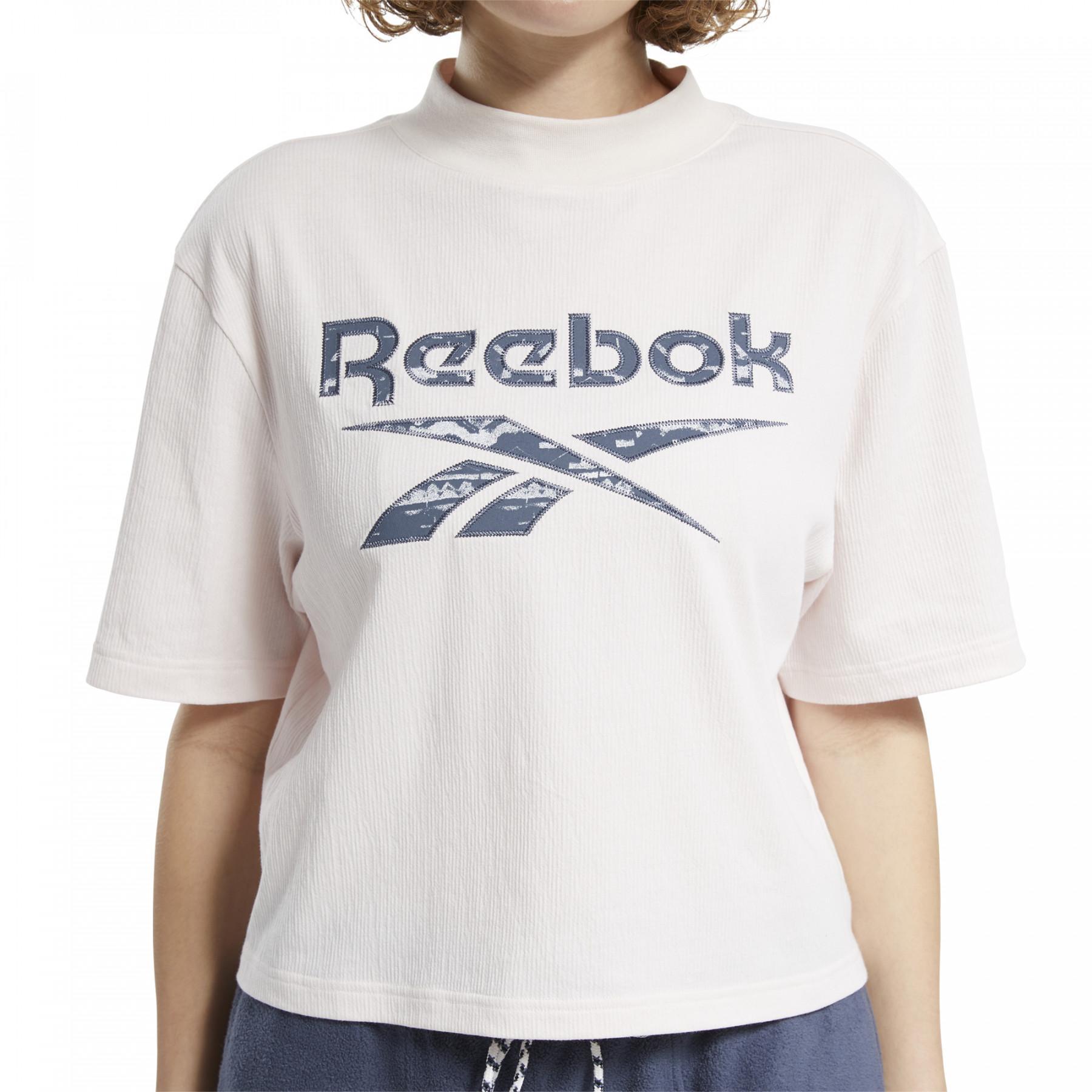 T-shirt femme Reebok Classics Winter Escape Mock Neck
