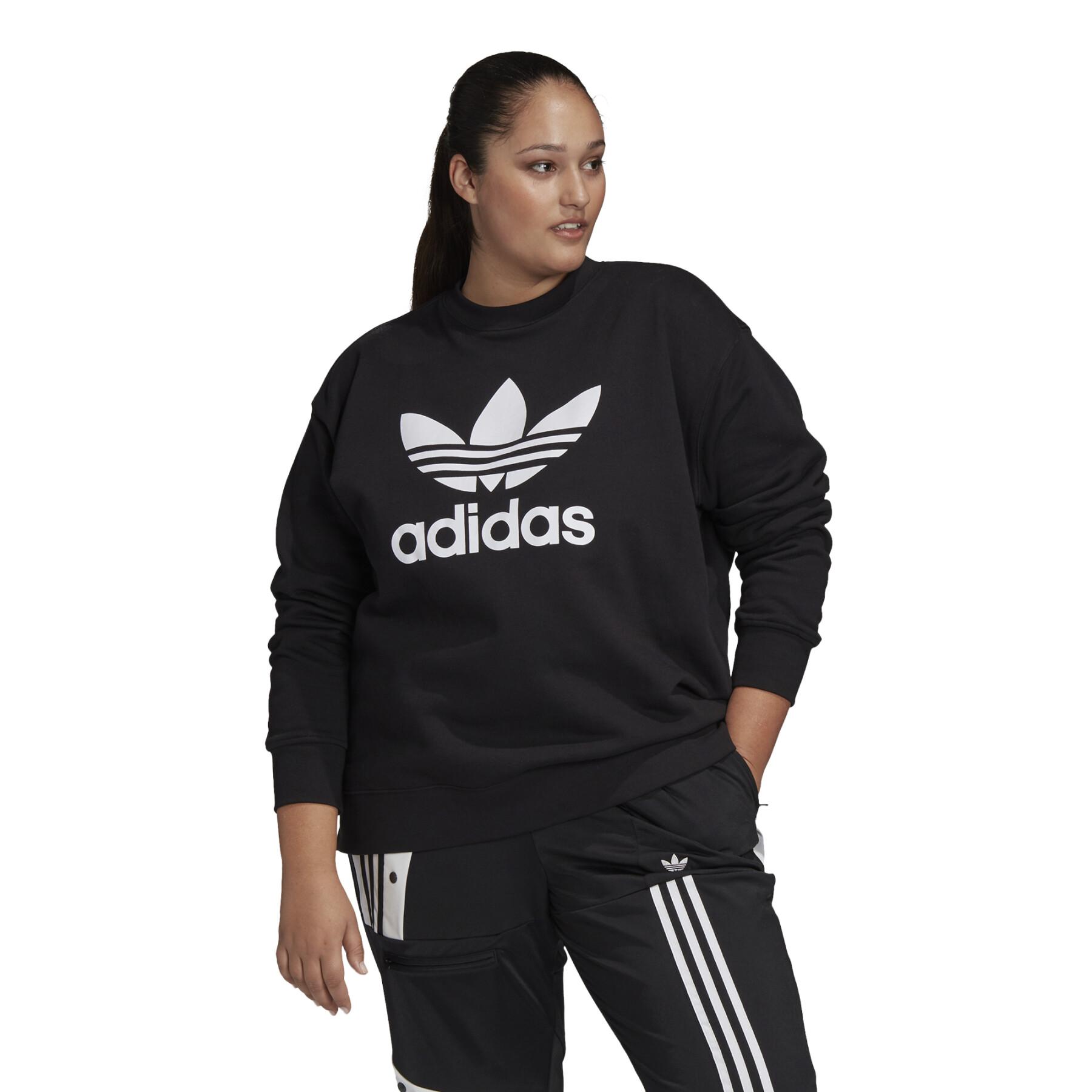 Sweatshirt femme adidas Originals TrefoilSweatshirt-grandes tailles