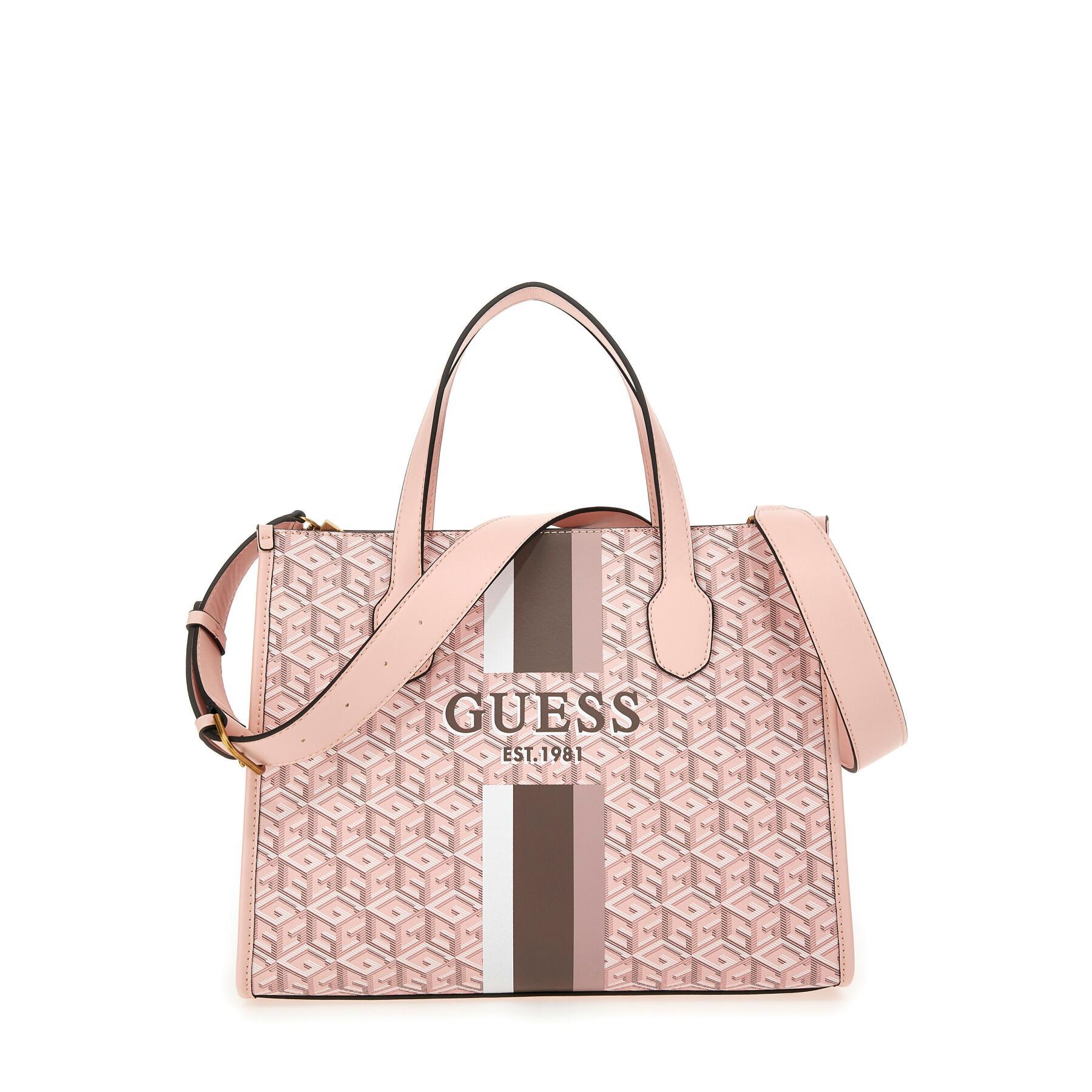 Tote bag 2 compartiments femme Guess Silvana