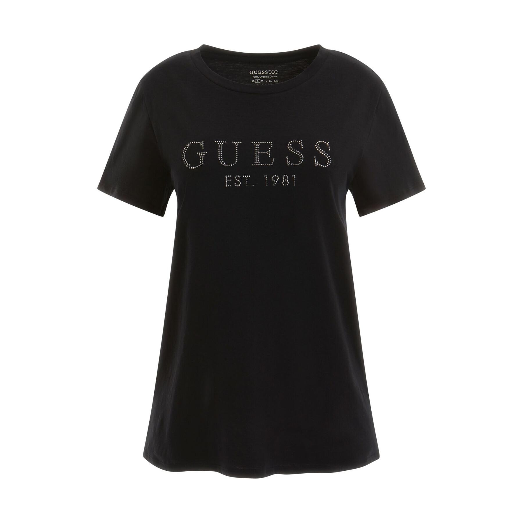 T-shirt femme Guess 1981 Crystal Easy
