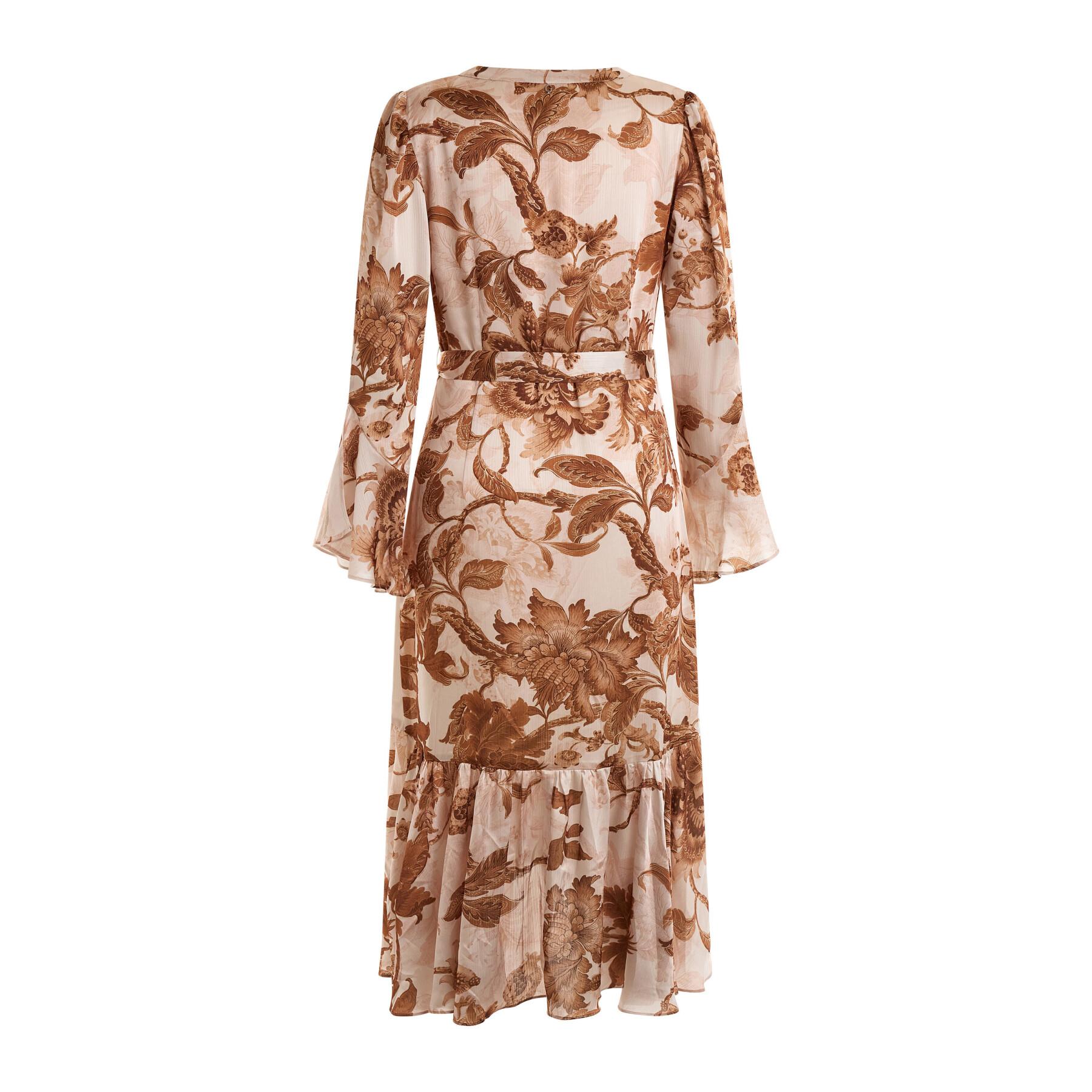 Robe portefeuille froissée femme Guess Maddalena