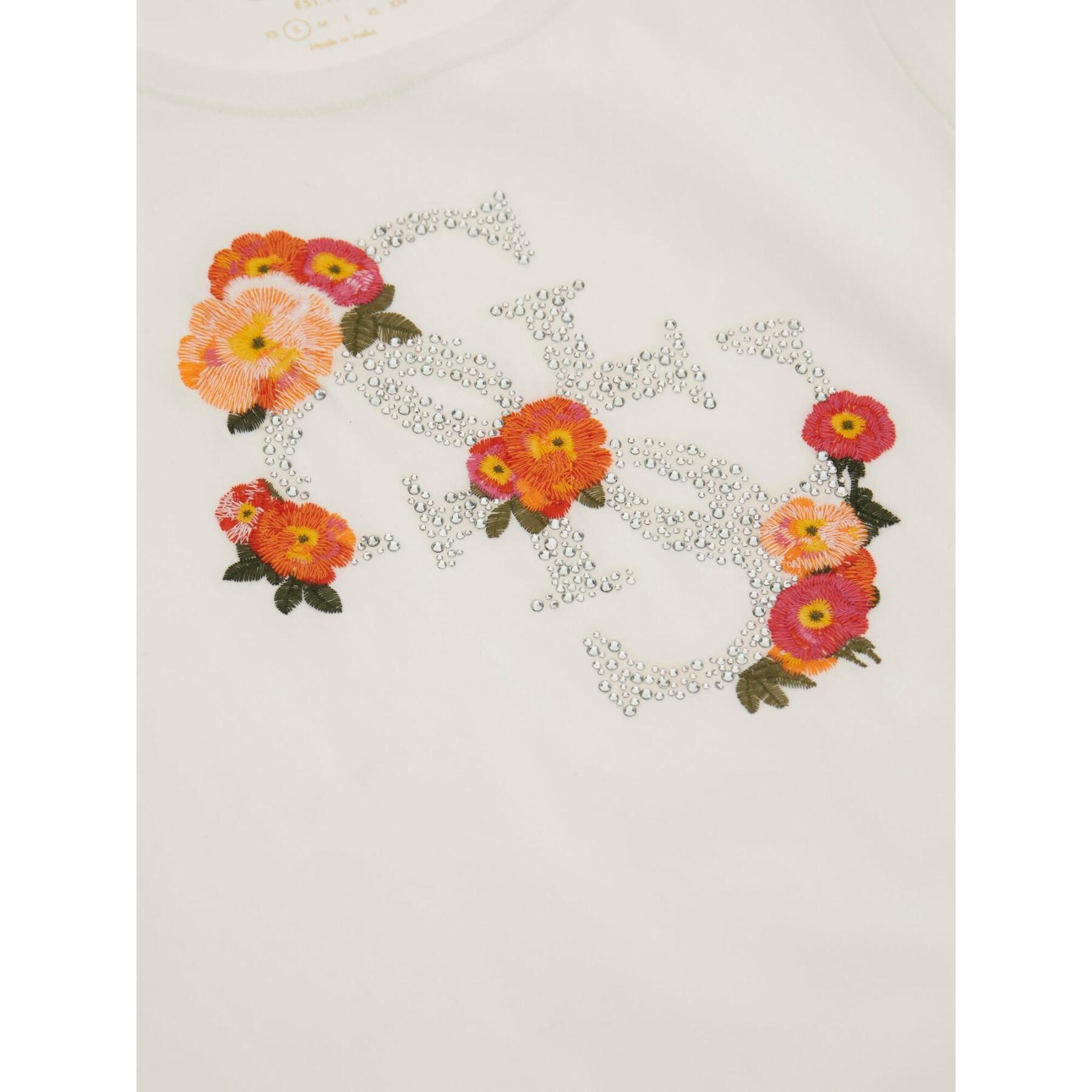 T-shirt femme Guess Flower Quattro