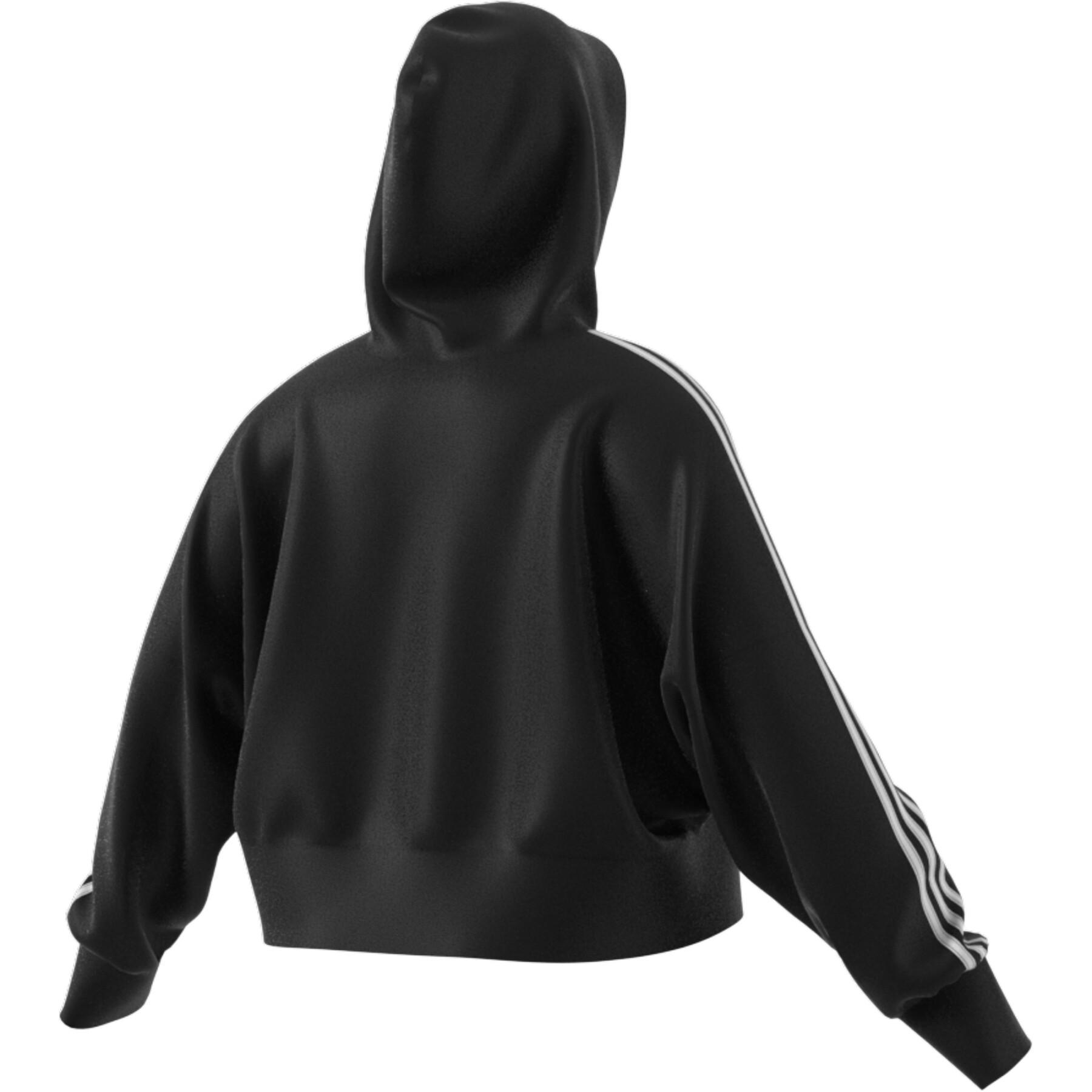 Sweatshirt à capuche femme adidas Originals Adicolor Cropped