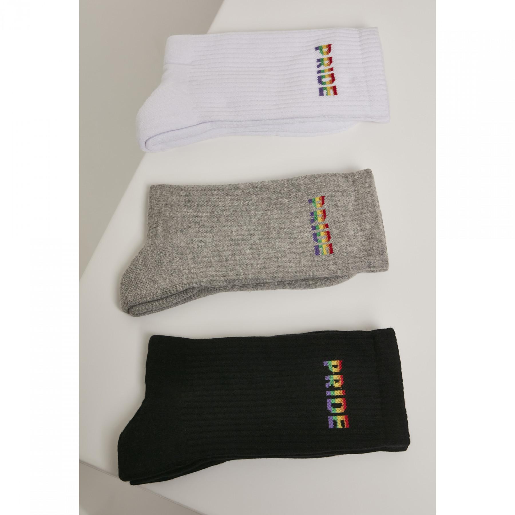 Chaussettes Mister Tee pride 3-pa