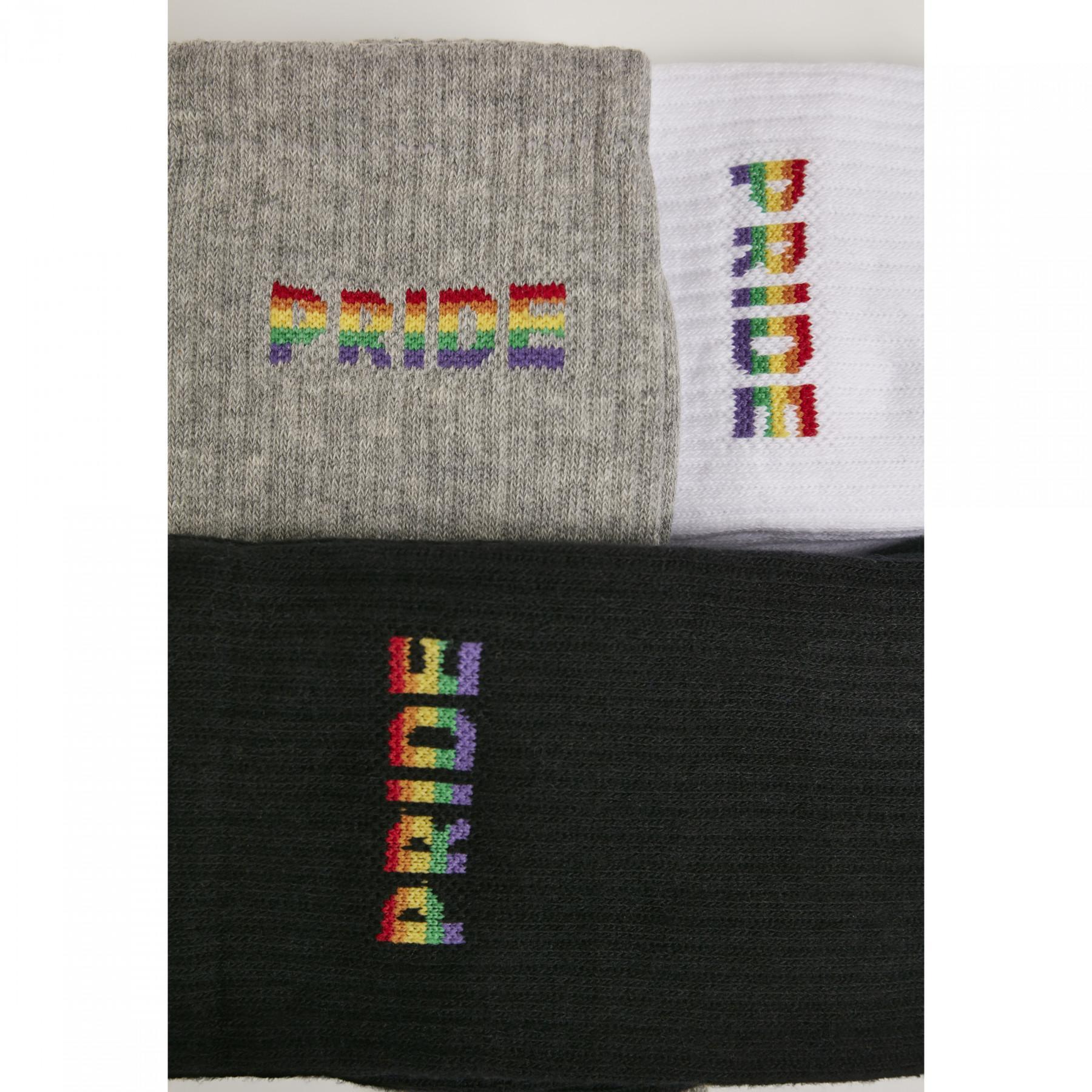 Chaussettes Mister Tee pride 3-pa