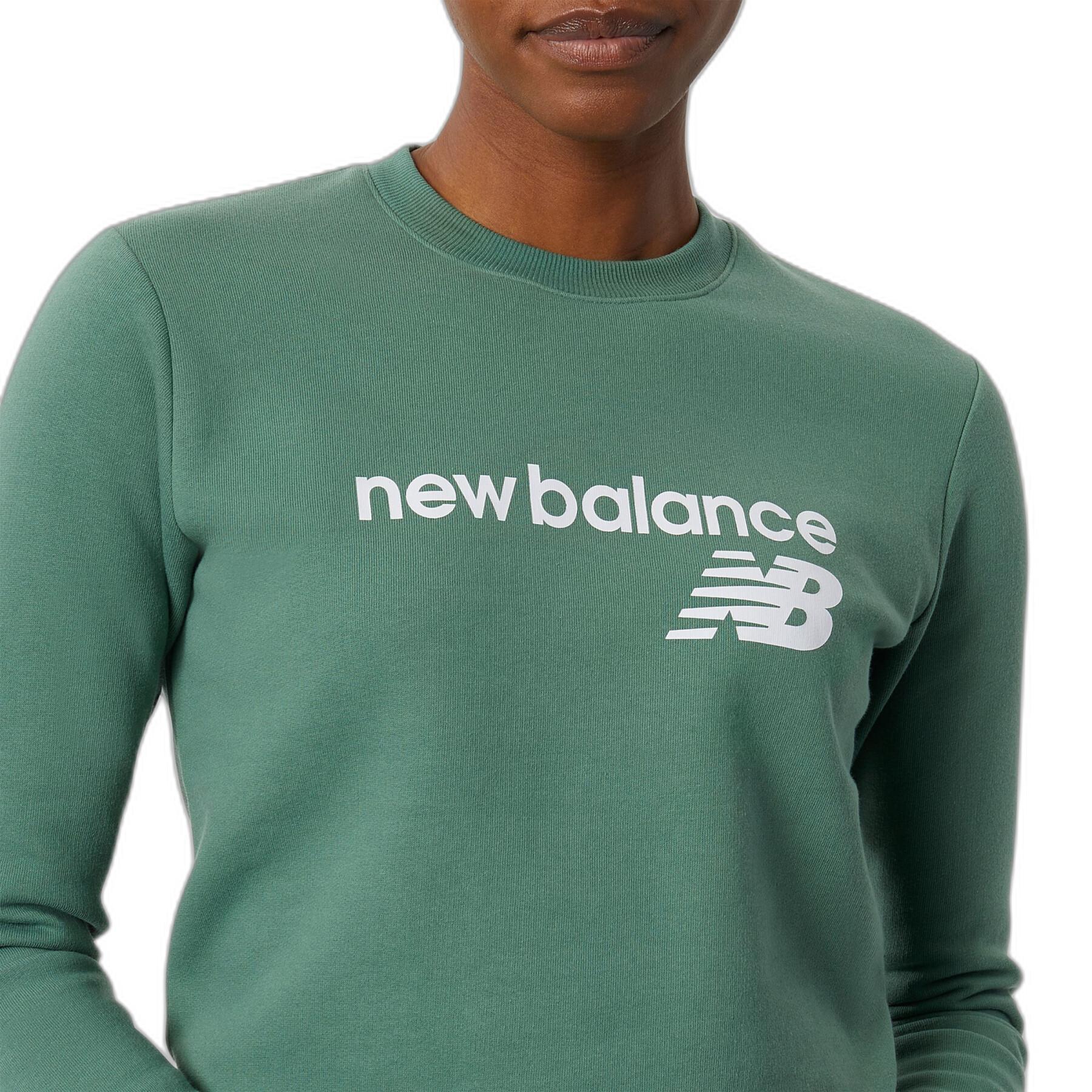 Sweatshirt col rond molleton femme New Balance Classic Core