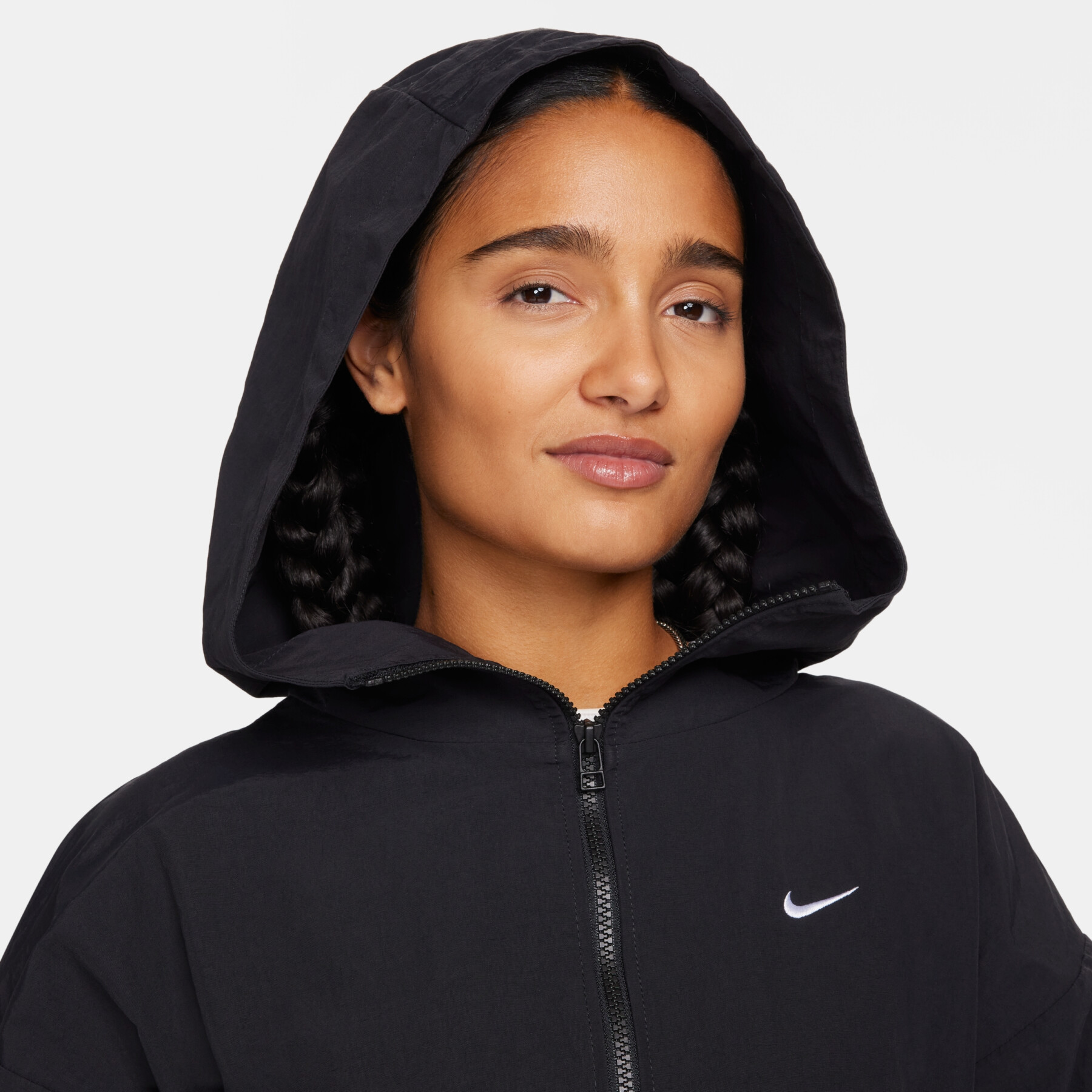 Veste imperméable à capuche oversize femme Nike Essential