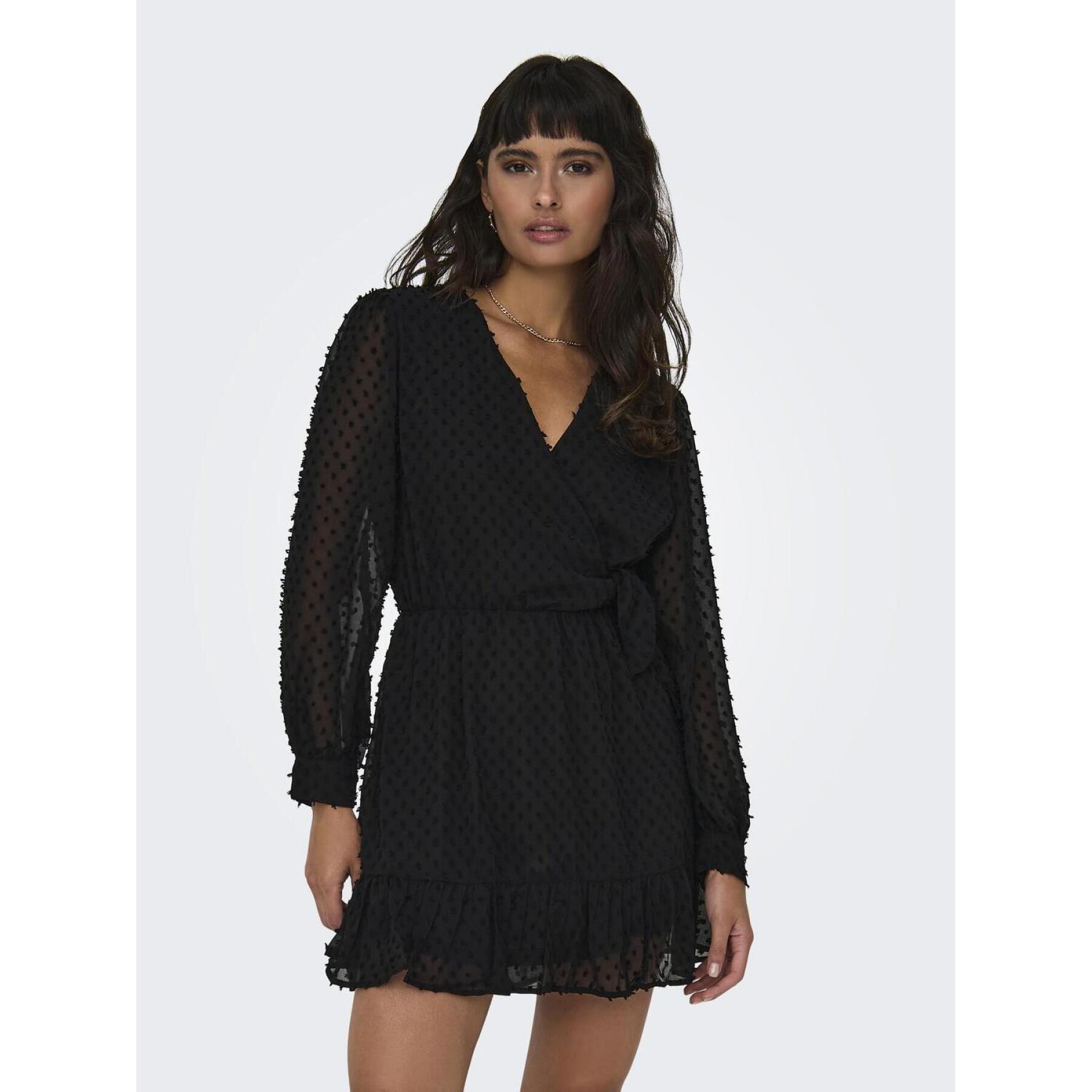 Robe portefeuille femme Only Tiva