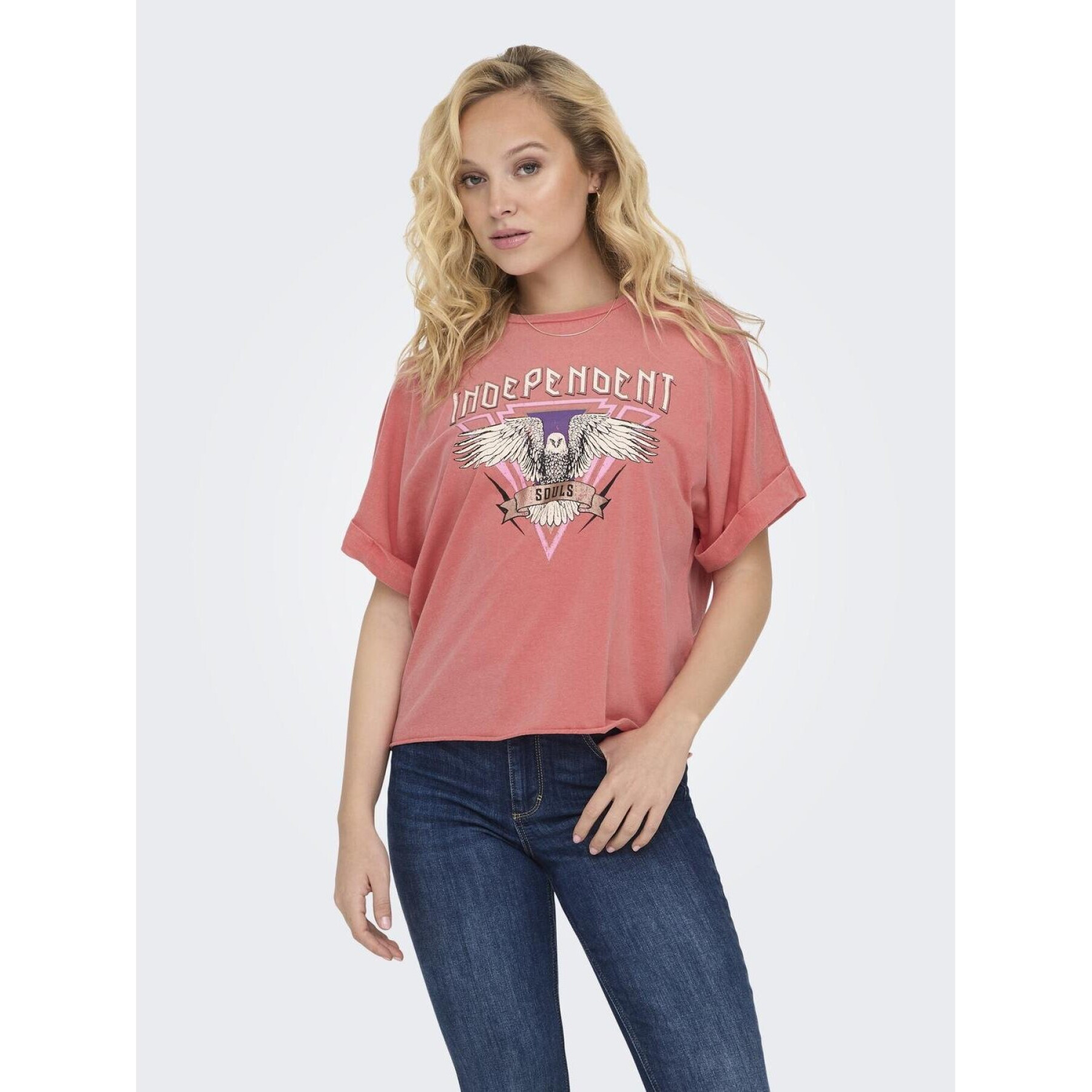 T-shirt femme Only Lucy Life