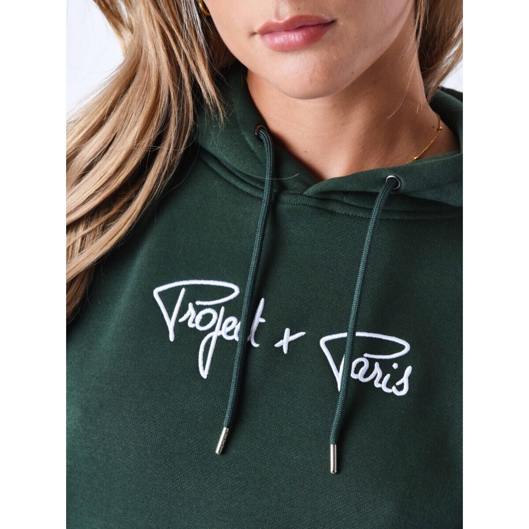 Sweatshirt à capuche signature femme Project X Paris