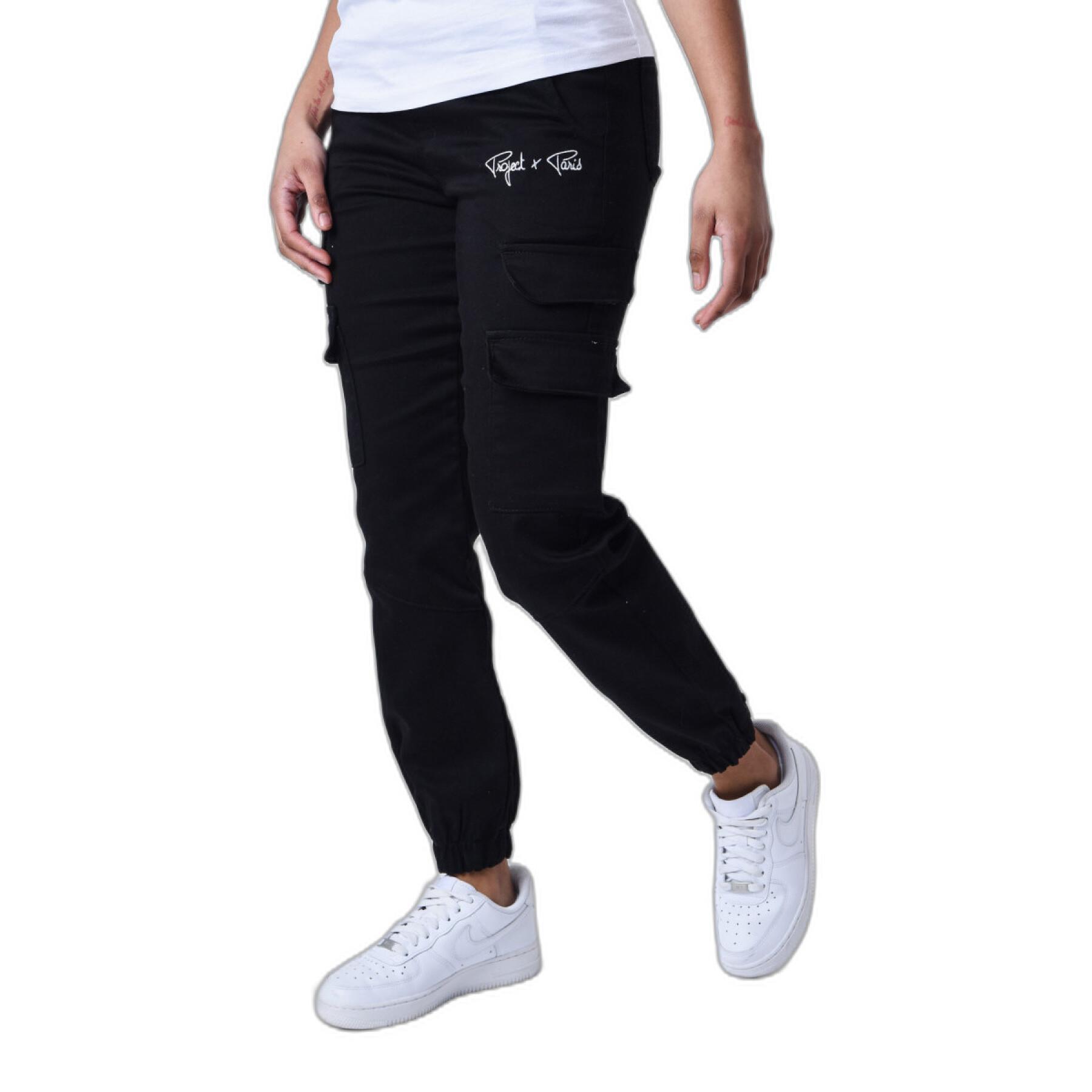 Jeans cargo à poches multiples femme Project X Paris 1