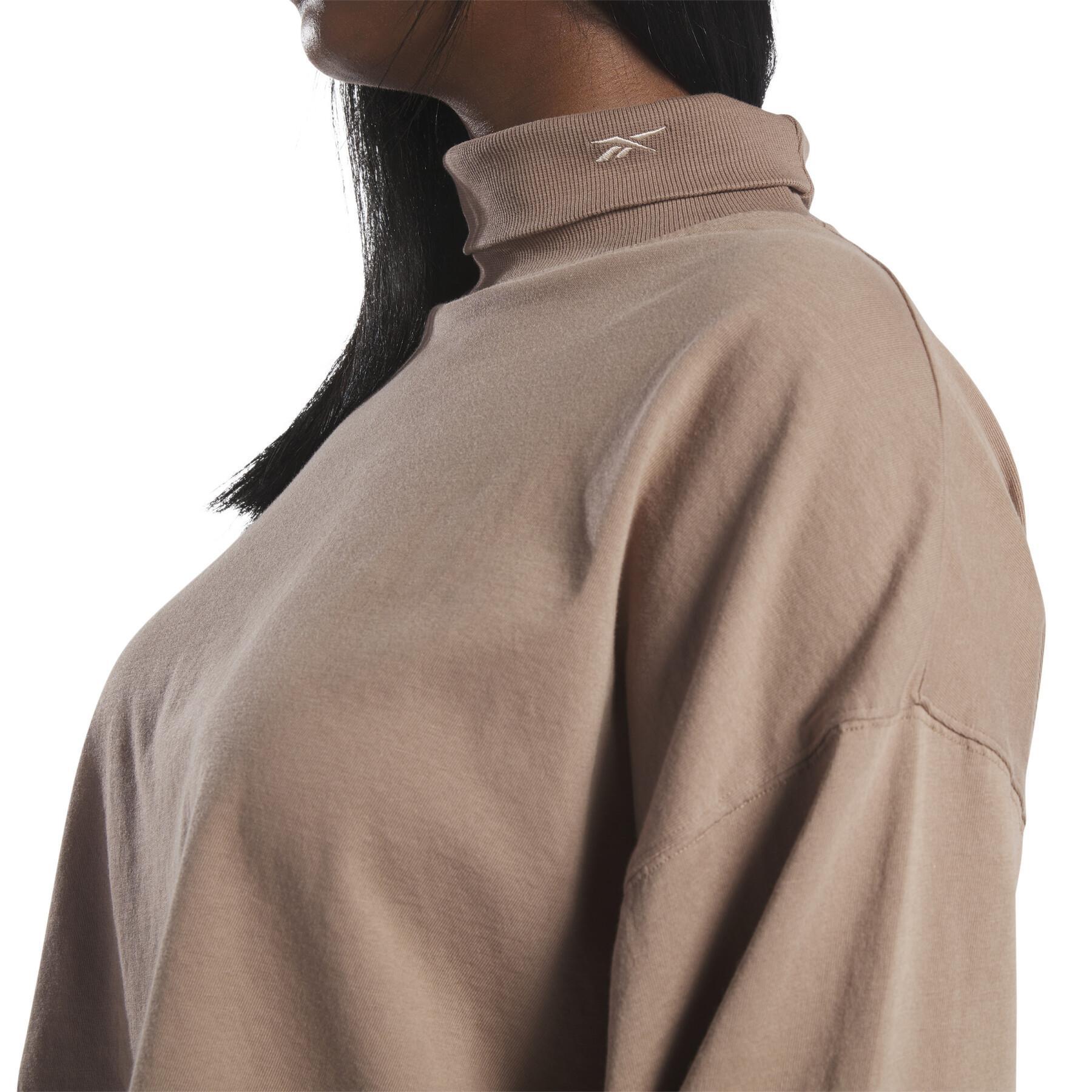 T-shirt manches longues coton femme Reebok Classics GT