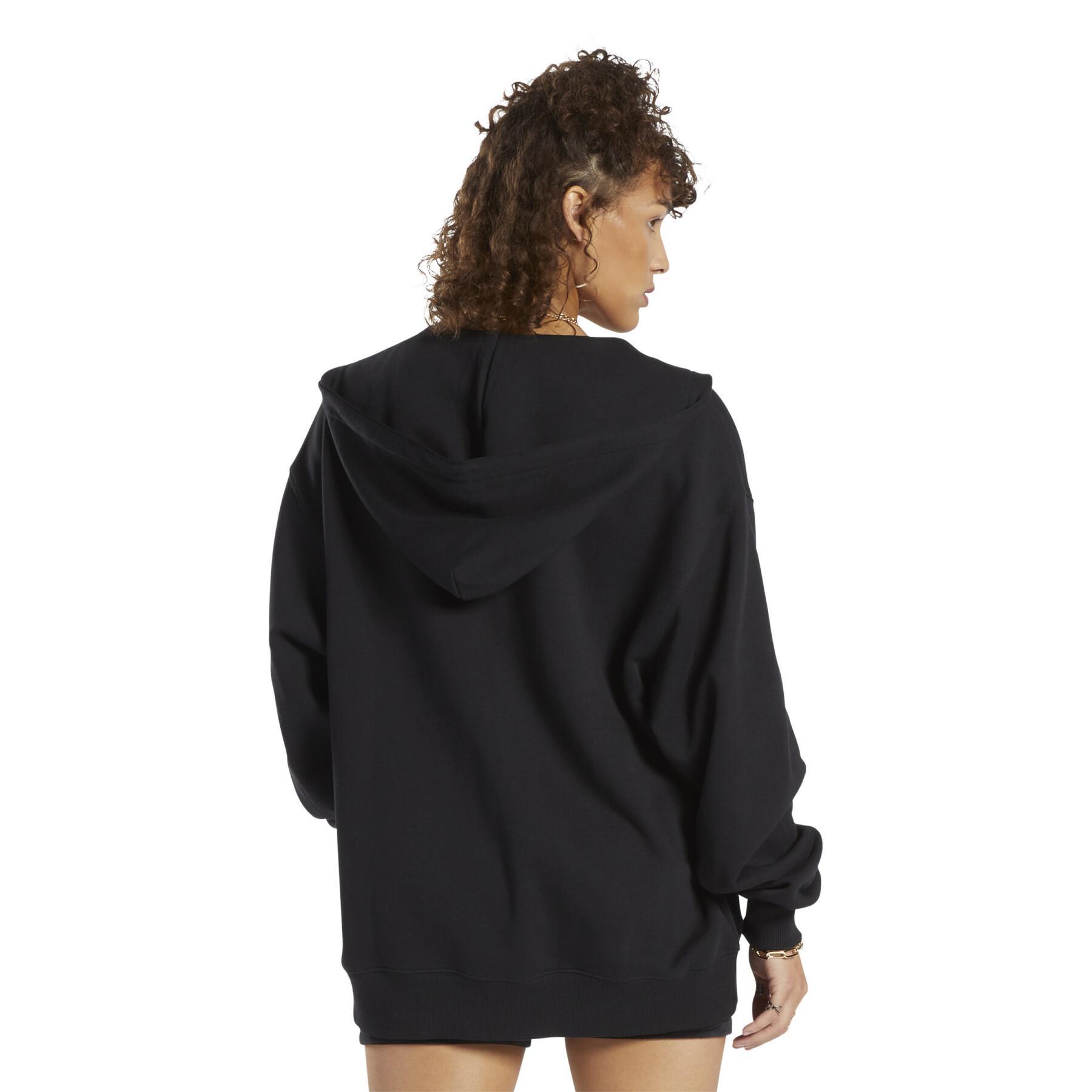 Sweatshirt à capuche Oversized zip femme Reebok Classics
