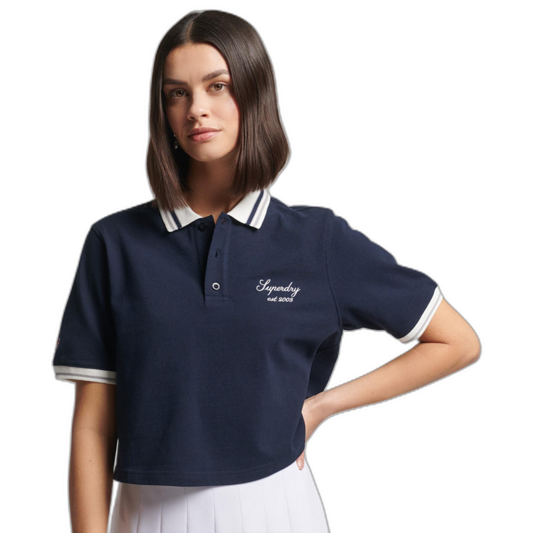 Polo femme Superdry Tennis