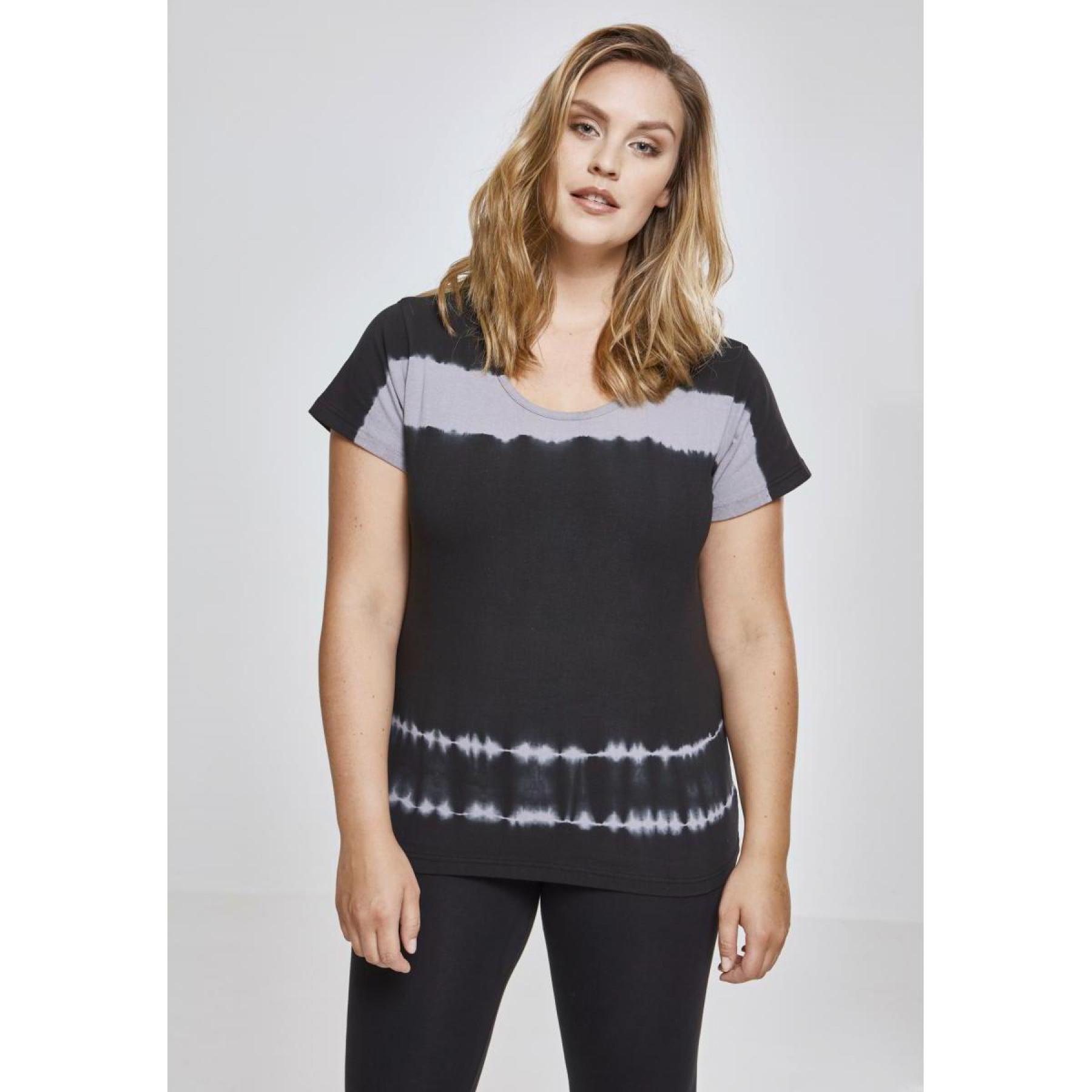T-shirt femme Urban Classic Striped Lace