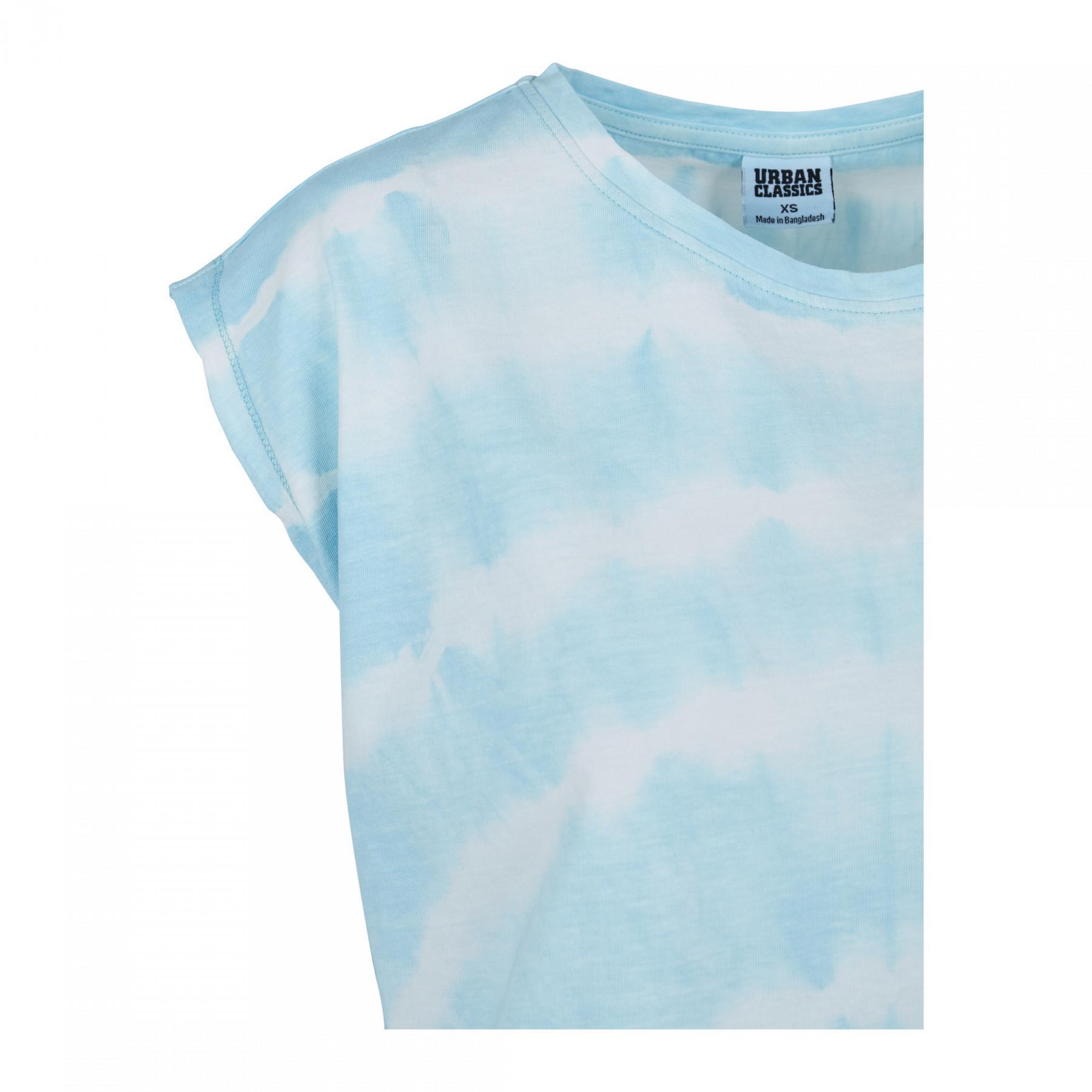 T-shirt femme Urban Classics short tie dye