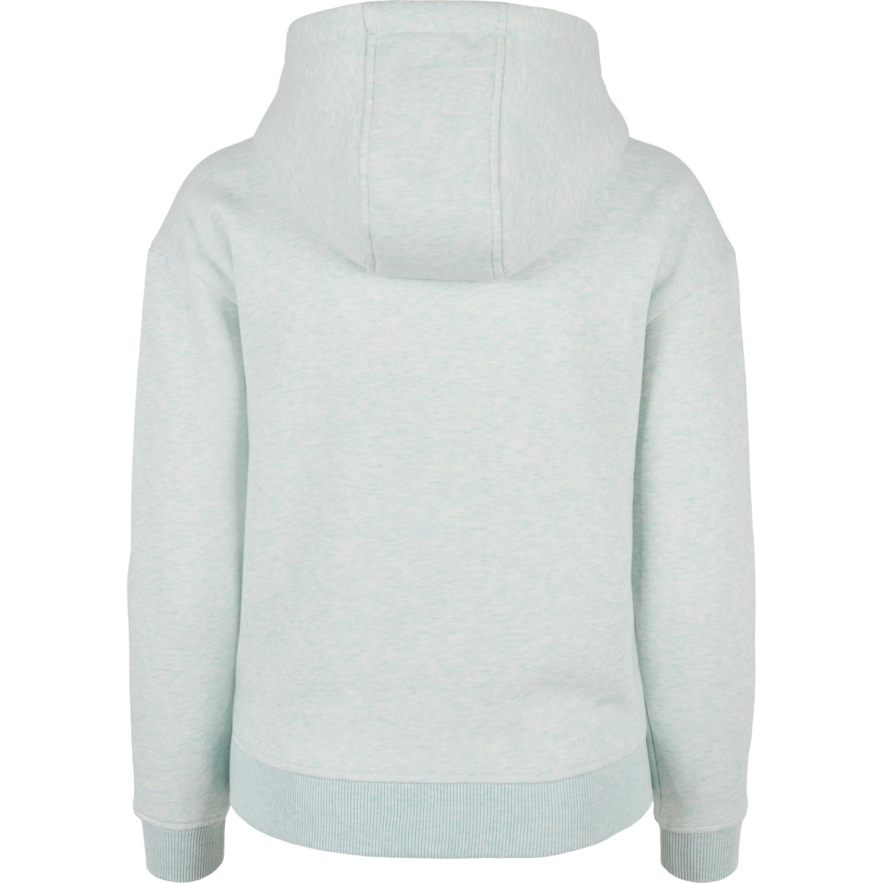 Sweatshirt à capuche femme Urban Classics color melange-grandes tailles