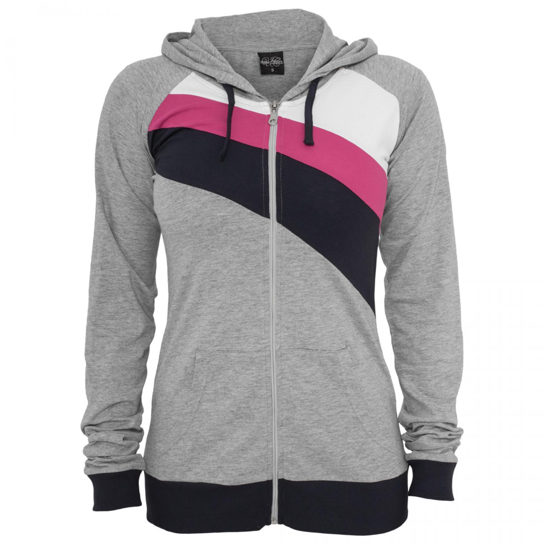 Sweatshirt femme Urban Classic 3 color zip