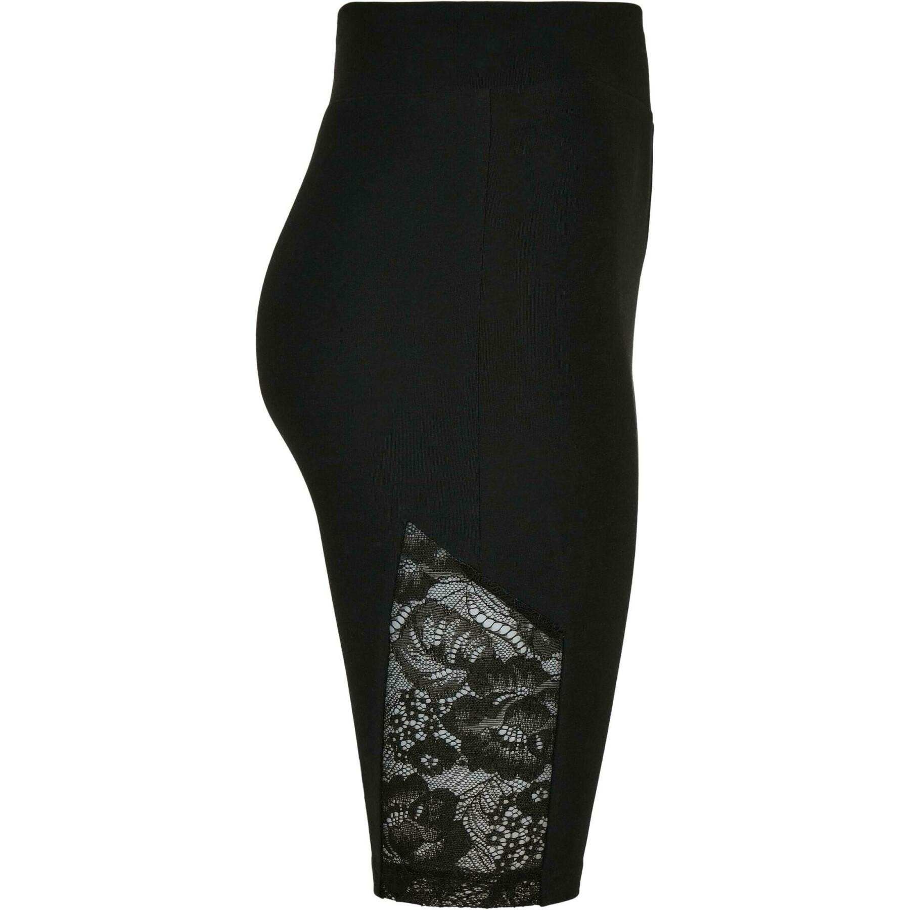 Cuissard taille haute femme Urban Classics Lace Inset