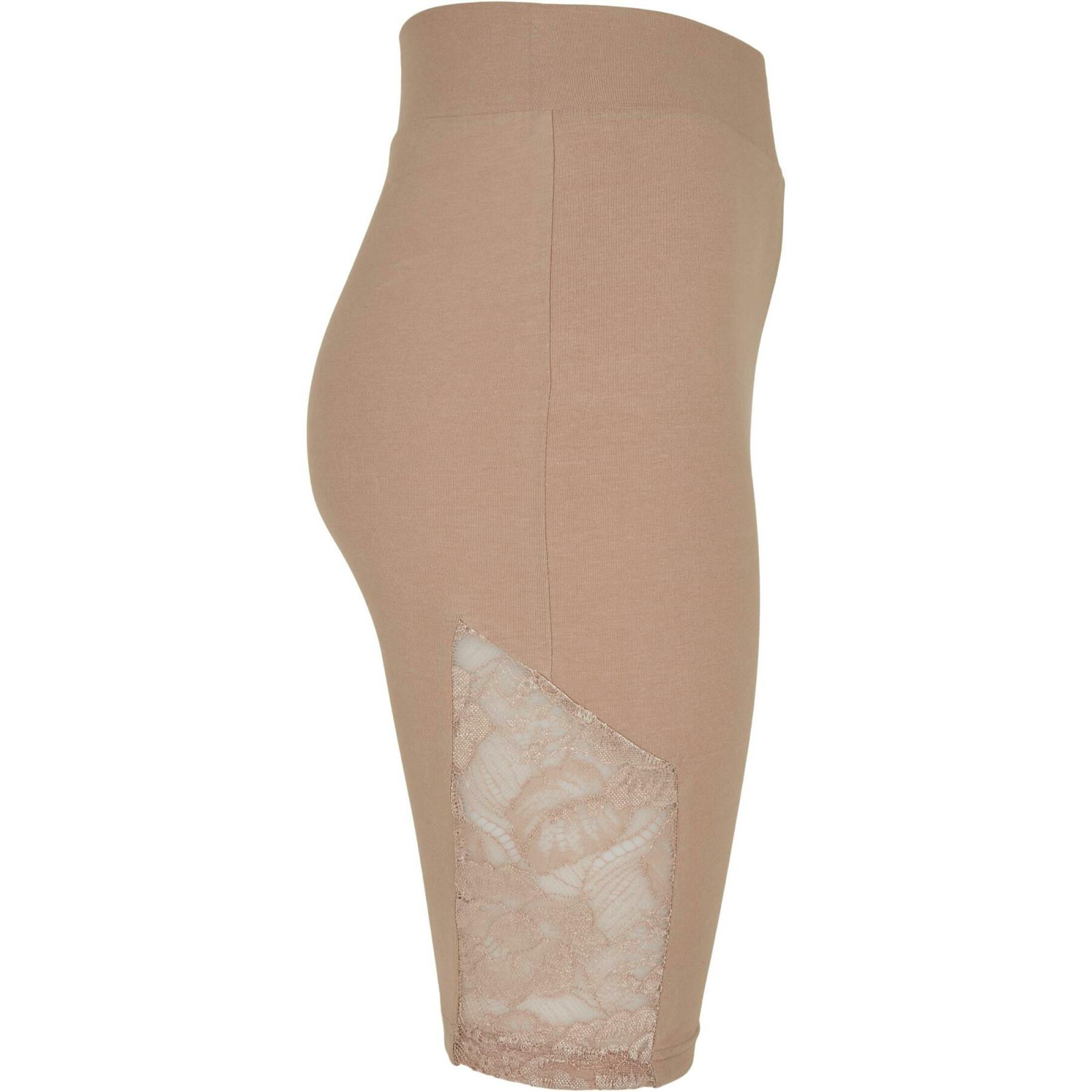 Cuissard taille haute femme Urban Classics Lace Inset GT